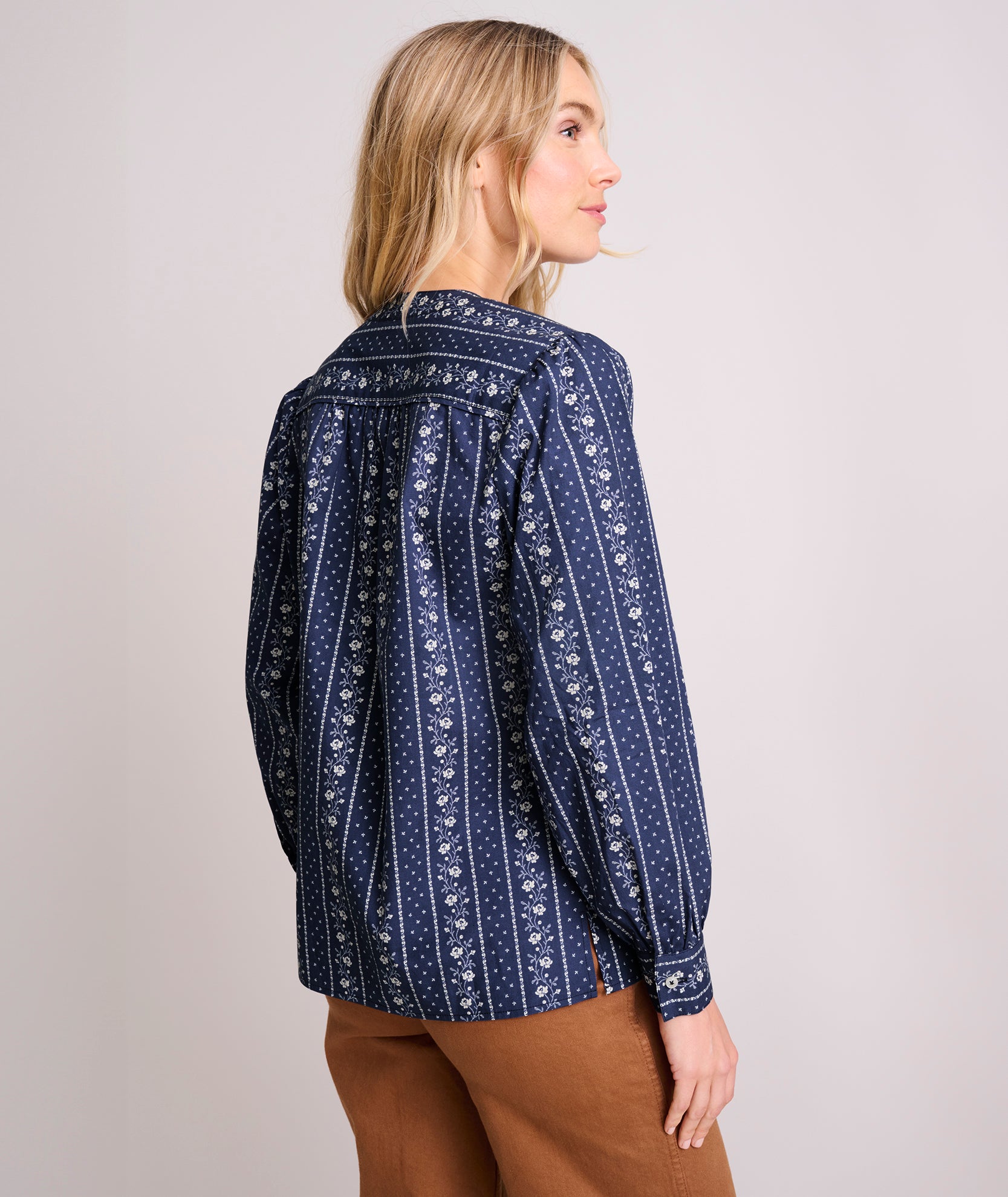 Stretch Cotton Bandana Print Cerie Shirt