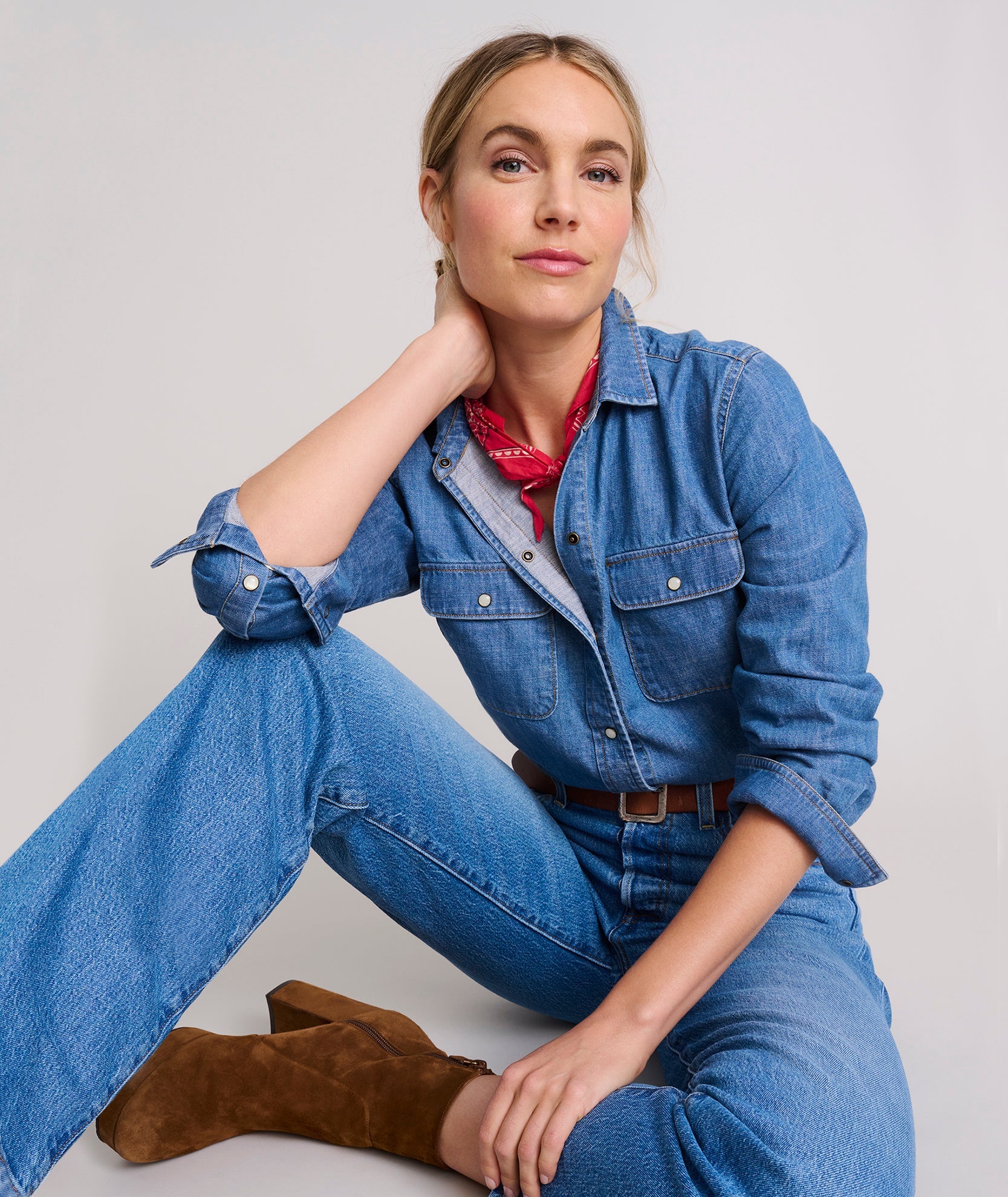 Denim Serena Shirt - FINAL SALE