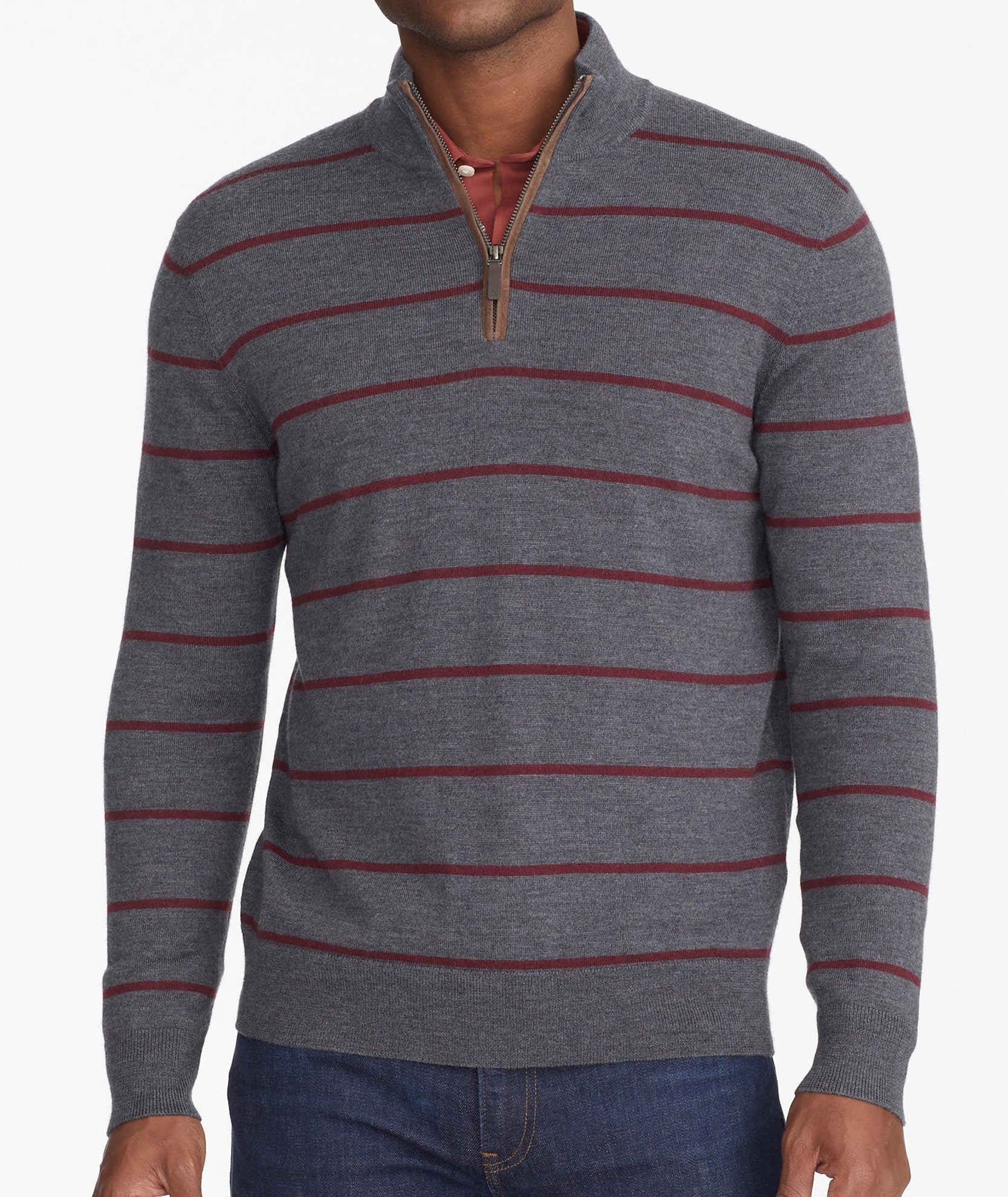 Merino Wool Quarter-Zip Sweater - FINAL SALE