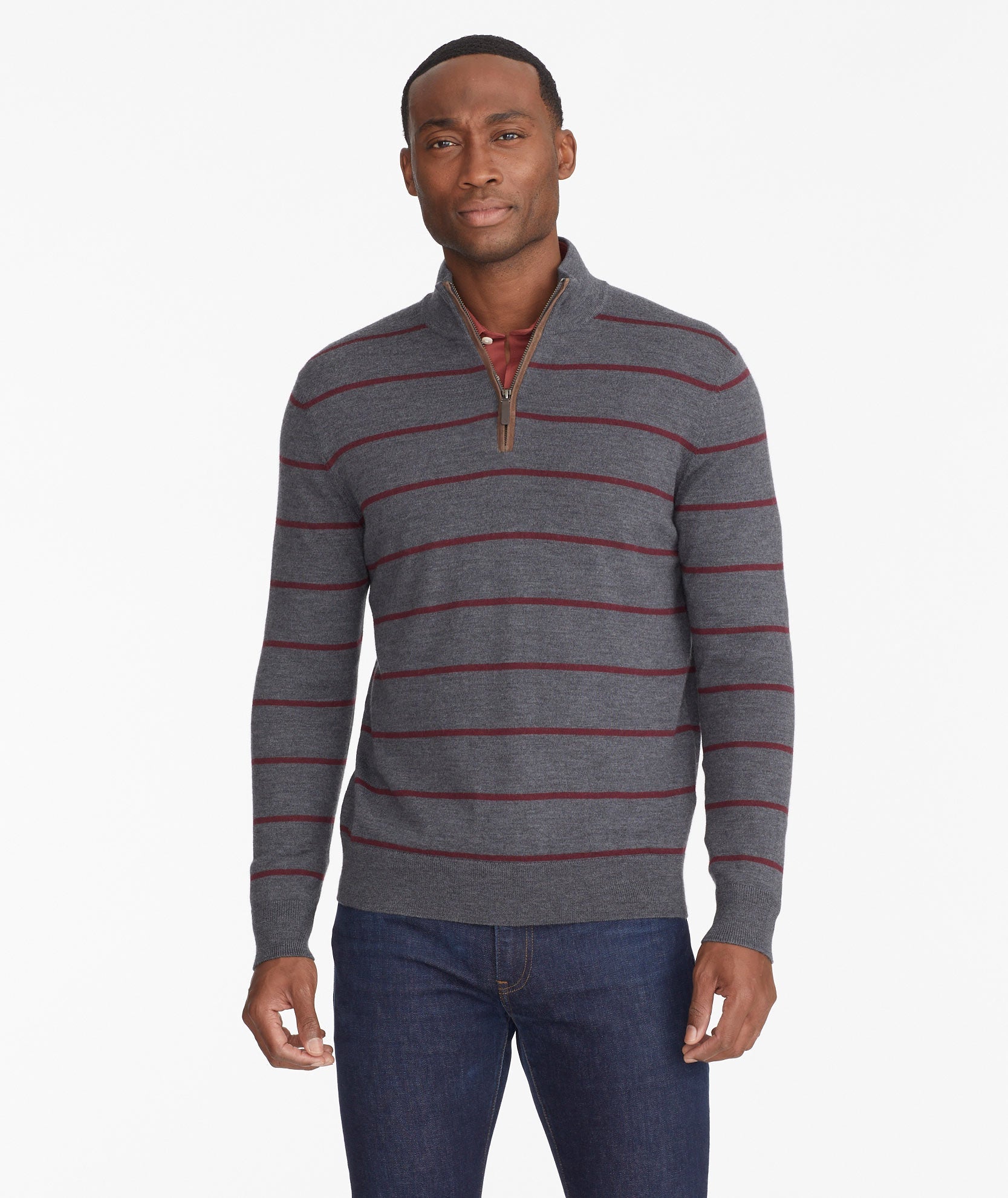 Merino Wool Quarter-Zip Sweater - FINAL SALE