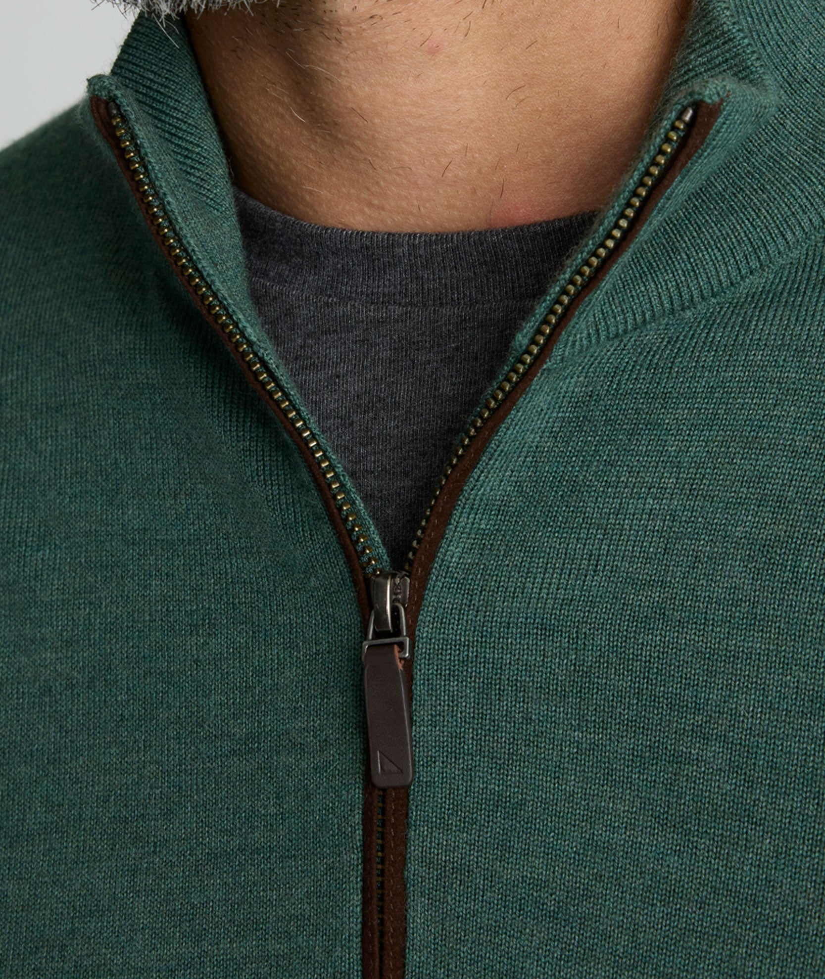Merino Wool Quarter-Zip Sweater - FINAL SALE