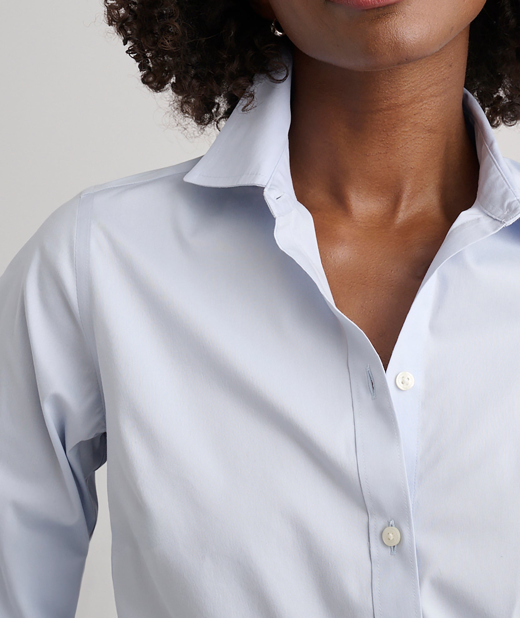 Wrinkle-Free Stretch Cotton Bella Shirt