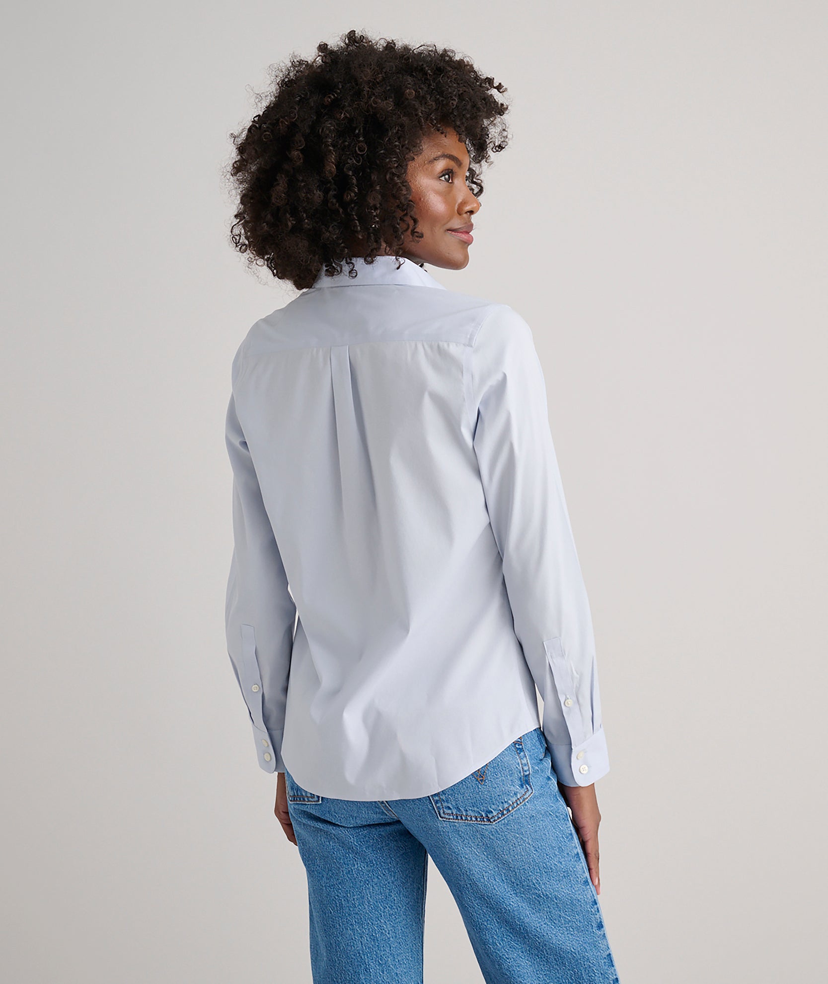 Wrinkle-Free Stretch Cotton Bella Shirt