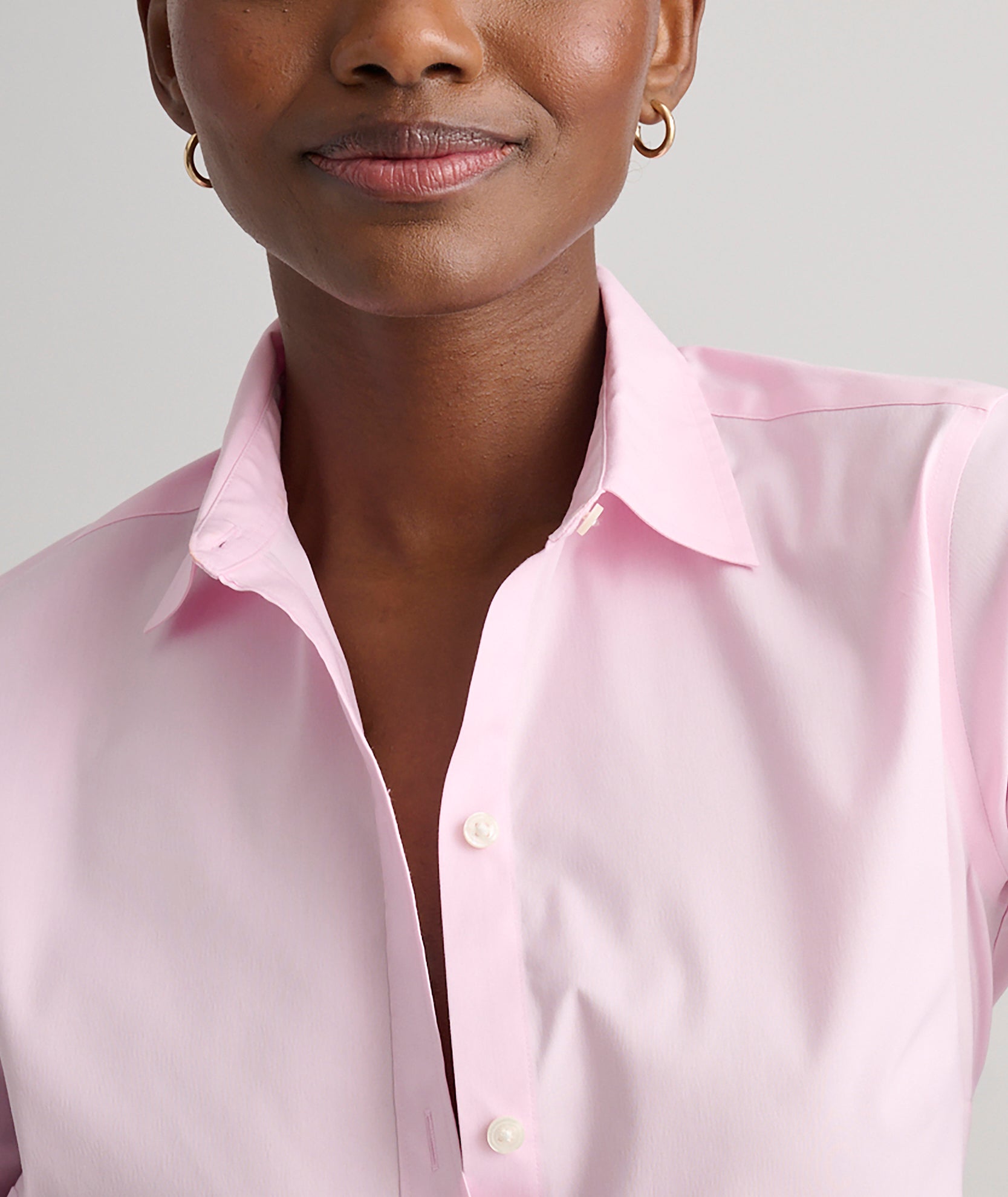 Wrinkle-Free Stretch Cotton Bella Shirt