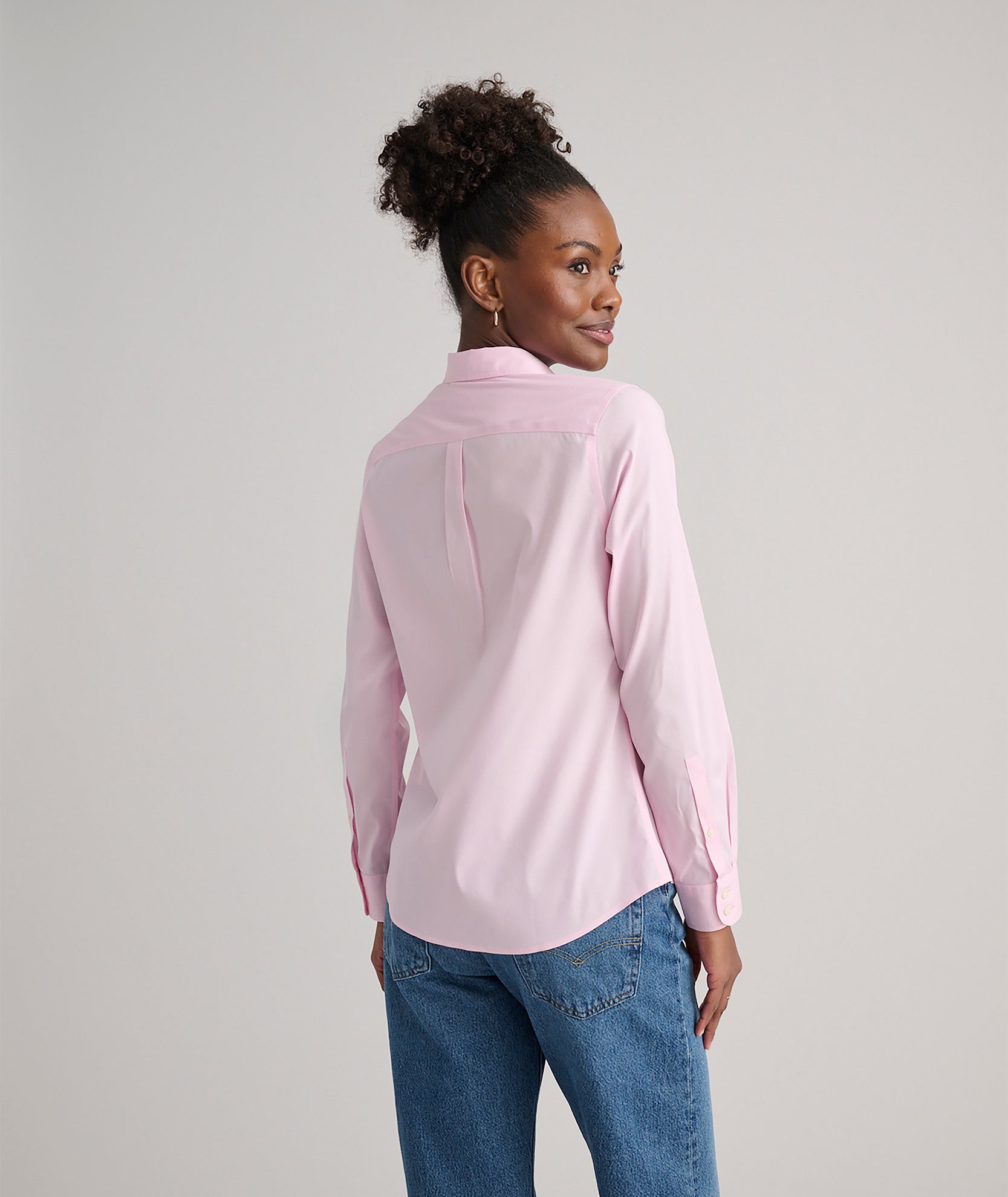 Wrinkle-Free Stretch Cotton Bella Shirt
