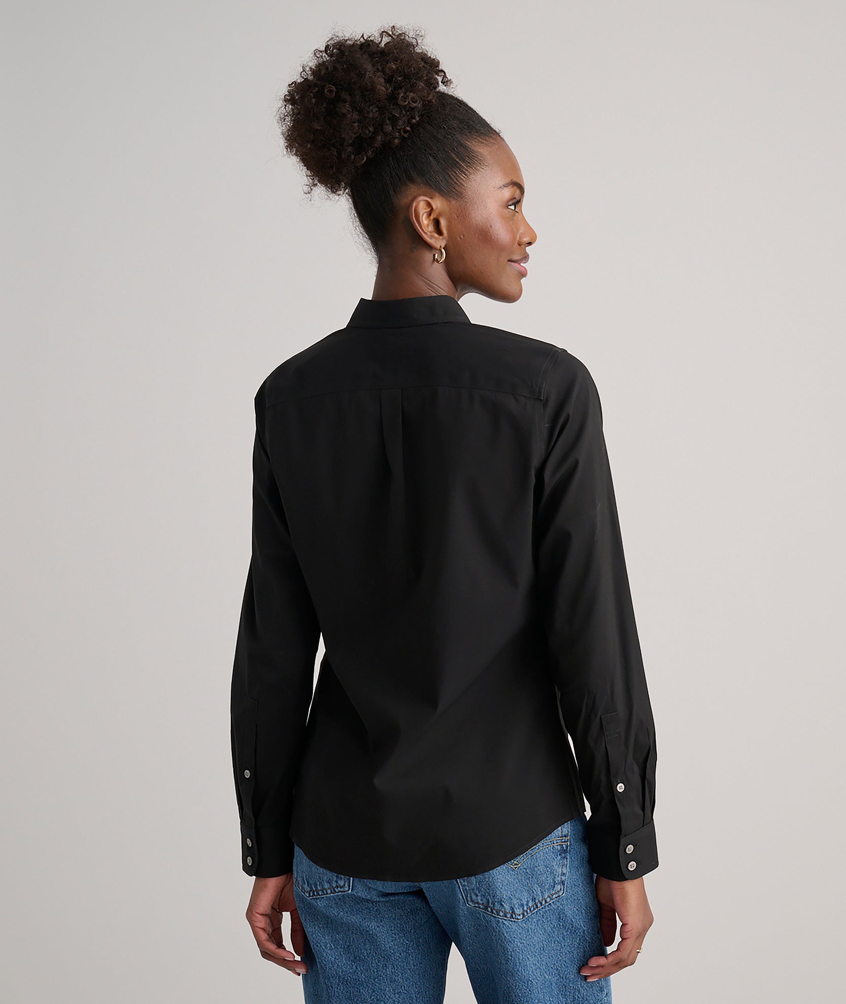 Wrinkle-Free Stretch Cotton Bella Shirt