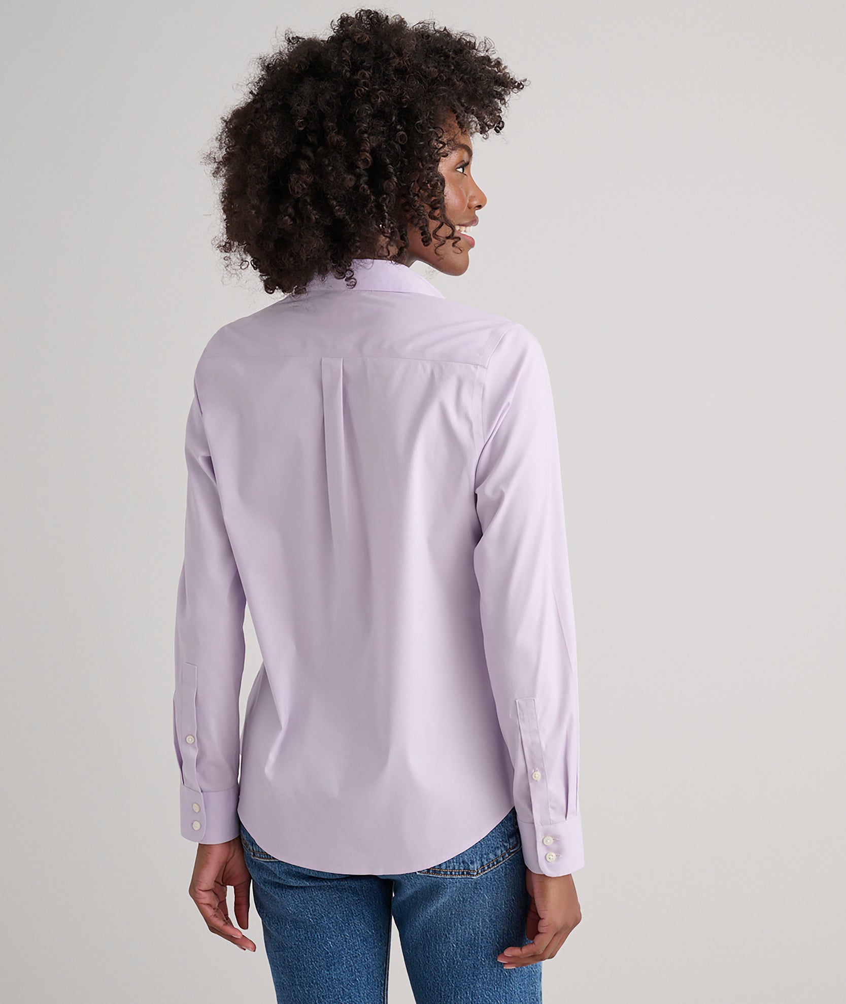 Wrinkle-Free Stretch Cotton Bella Shirt