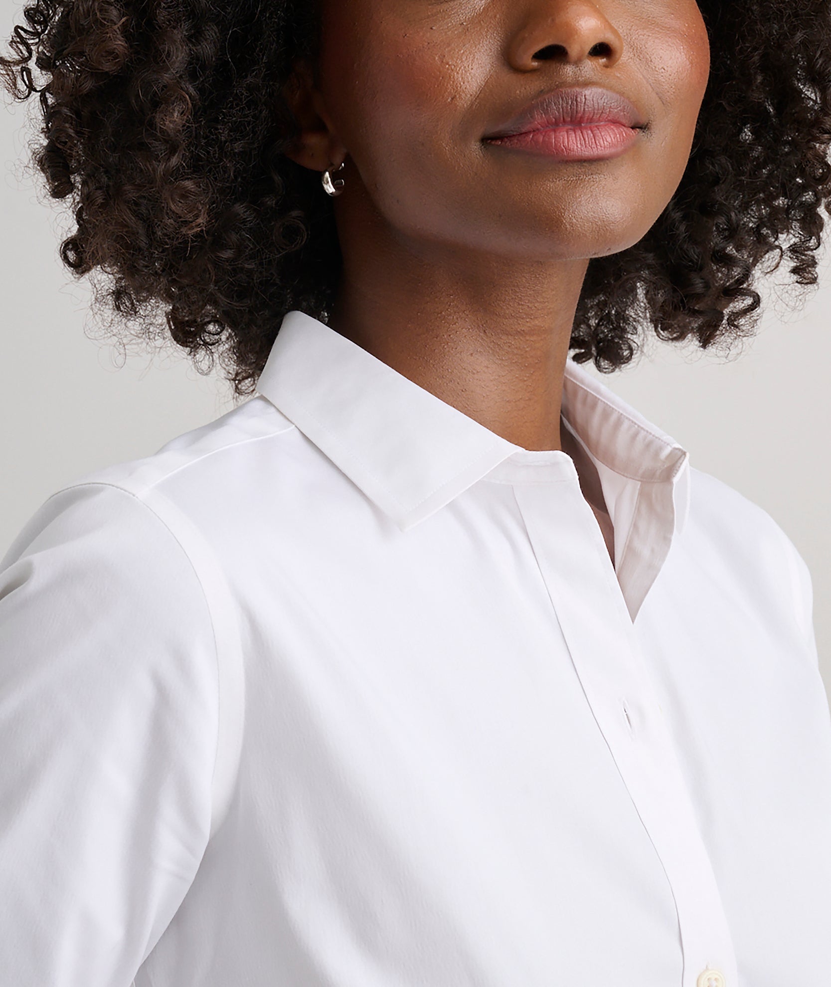 Wrinkle-Free Stretch Cotton Bella Shirt