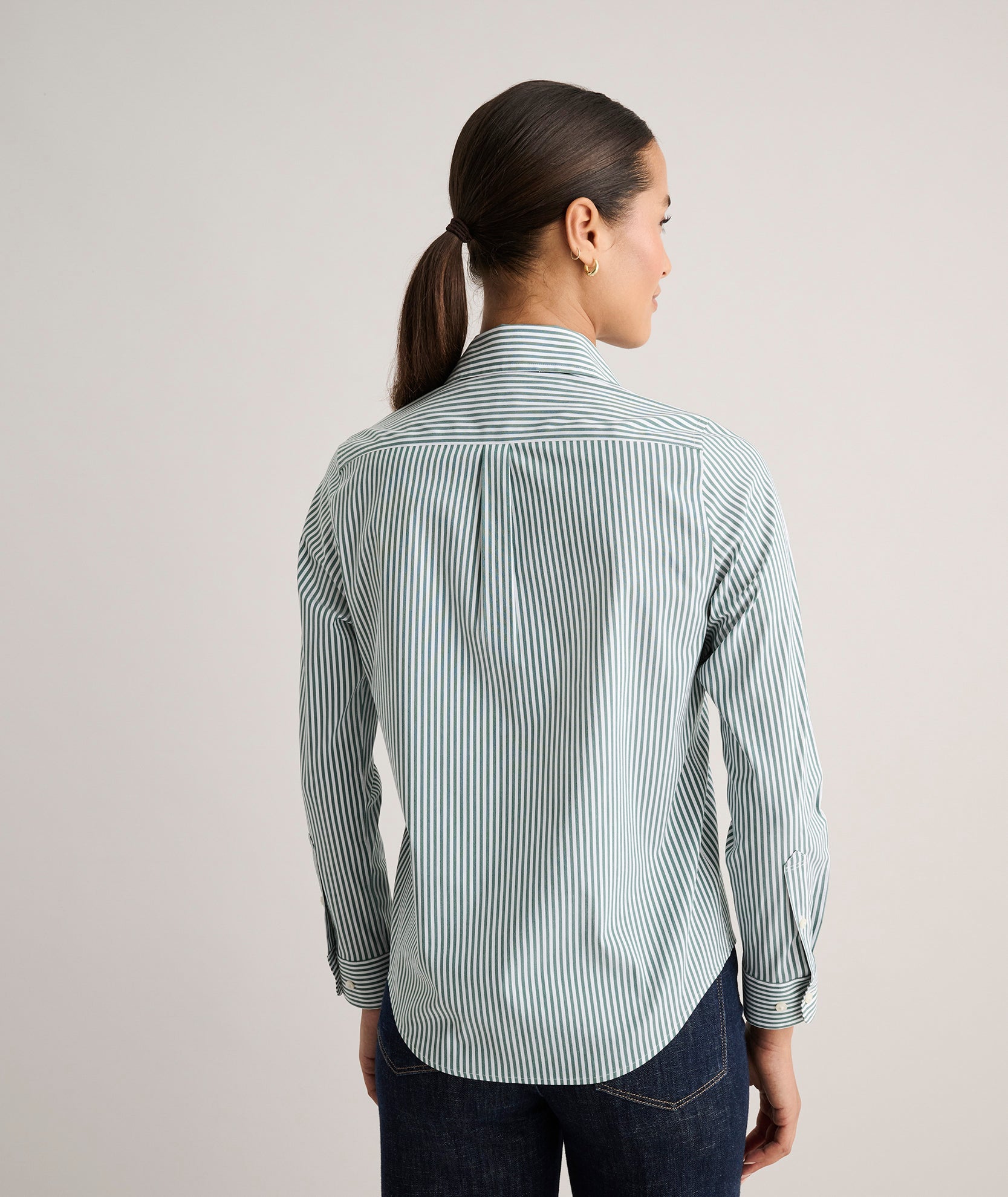 Wrinkle-Free Stretch Cotton Bella Shirt