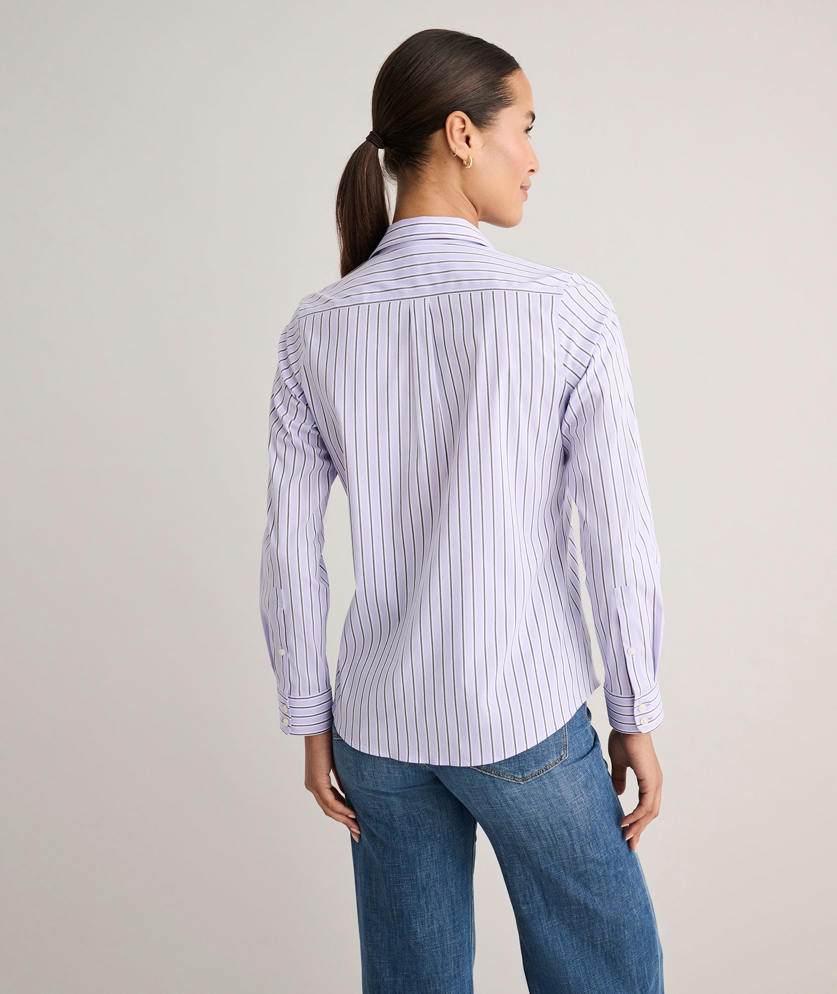 Wrinkle-Free Stretch Cotton Bella Shirt