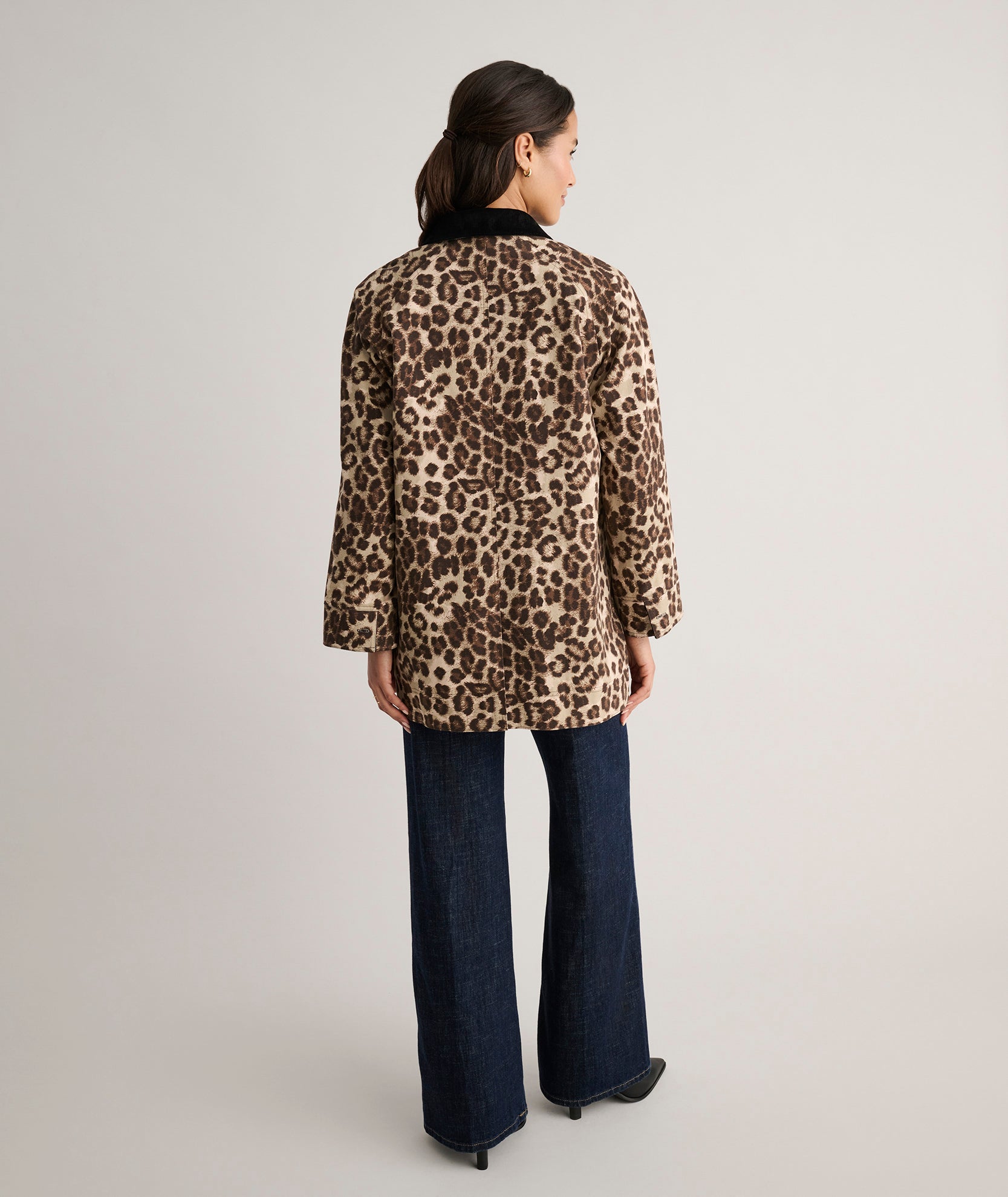 Leopard Canvas Blake Jacket