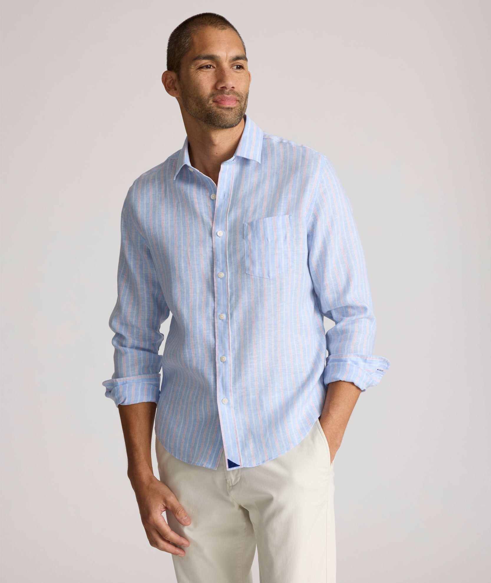 Wrinkle-Resistant Linen Boyd Shirt - FINAL SALE