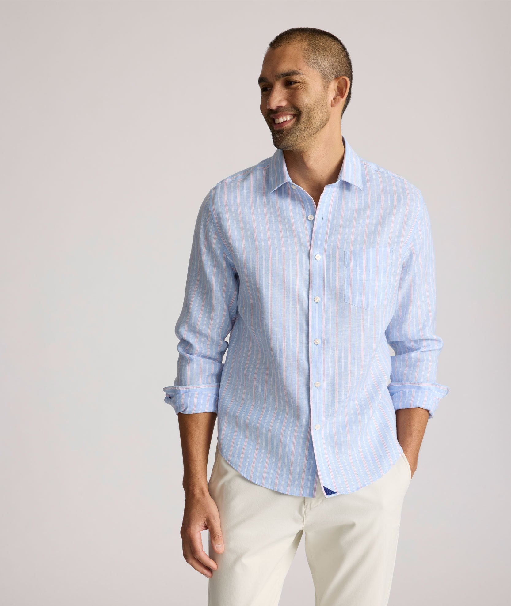 Wrinkle-Resistant Linen Boyd Shirt - FINAL SALE