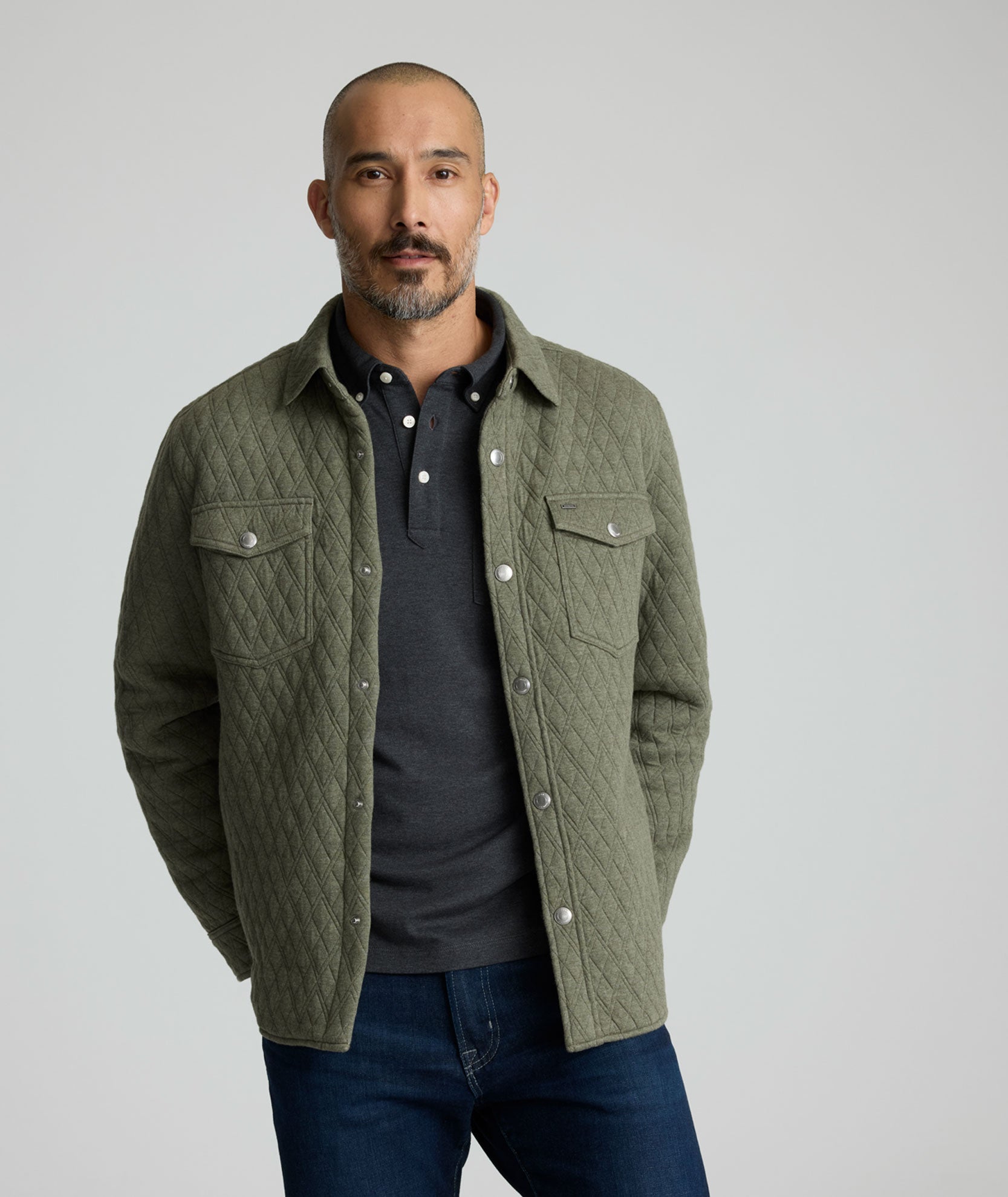 Quilted Shirt Jacket