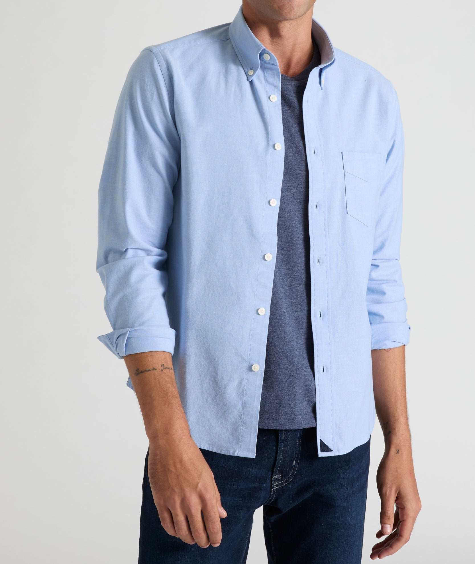 Stretch Cotton Oxford Bridges Shirt
