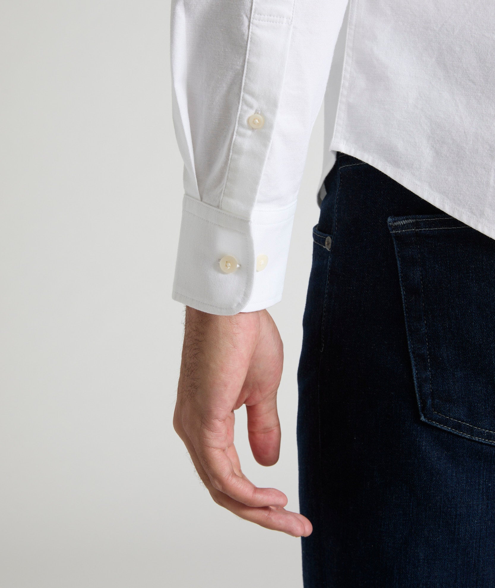 Stretch Cotton Oxford Bridges Shirt
