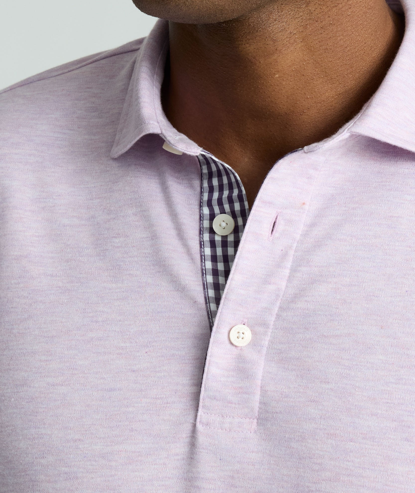 Wrinkle-Free Long-Sleeve Polo