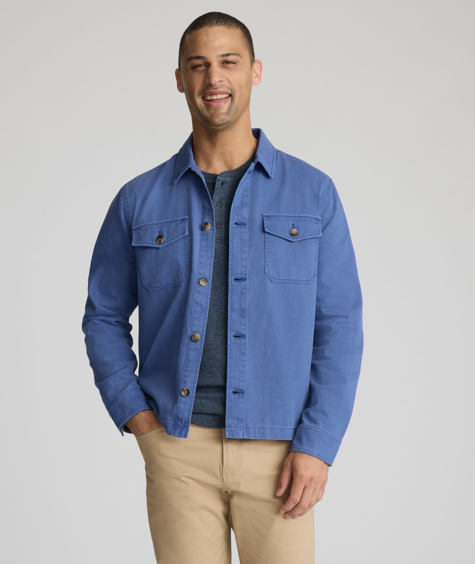 Herringbone Overshirt - FINAL SALE