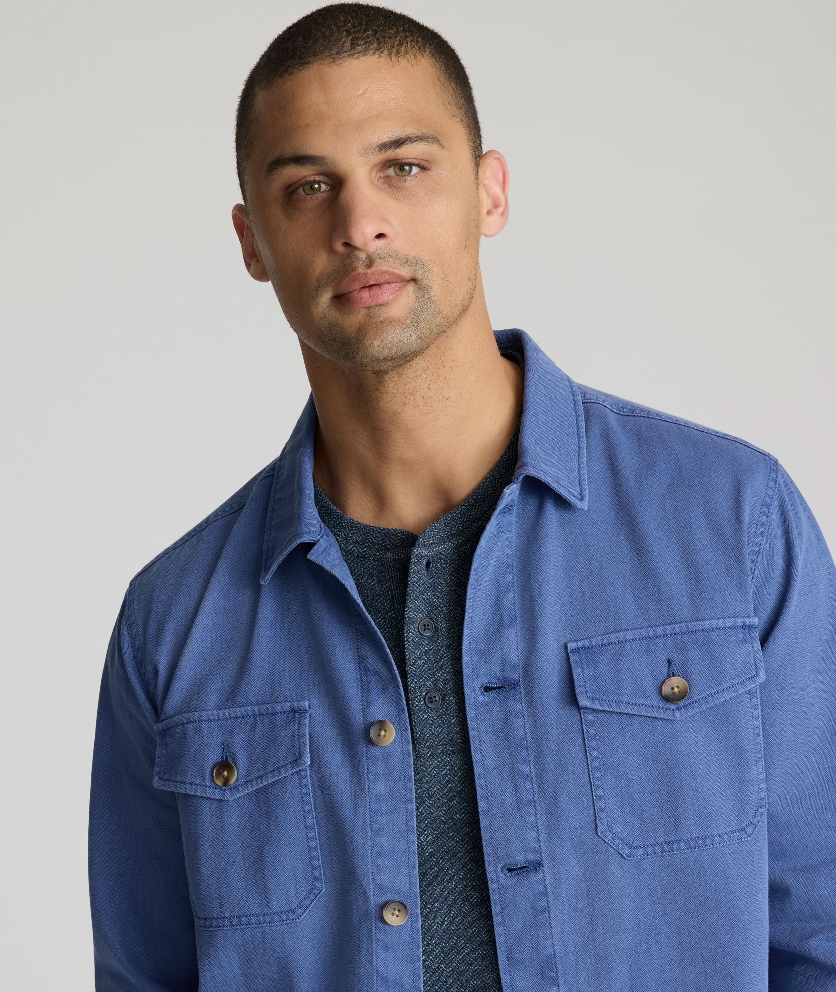 Herringbone Overshirt - FINAL SALE