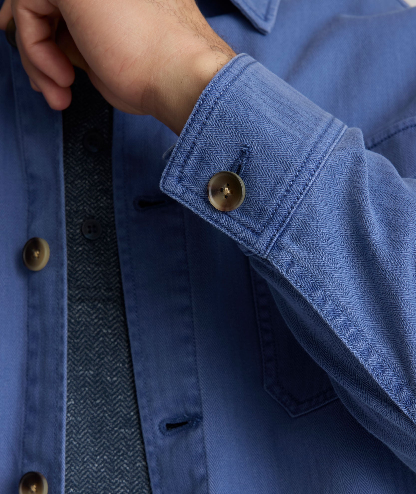 Herringbone Overshirt - FINAL SALE