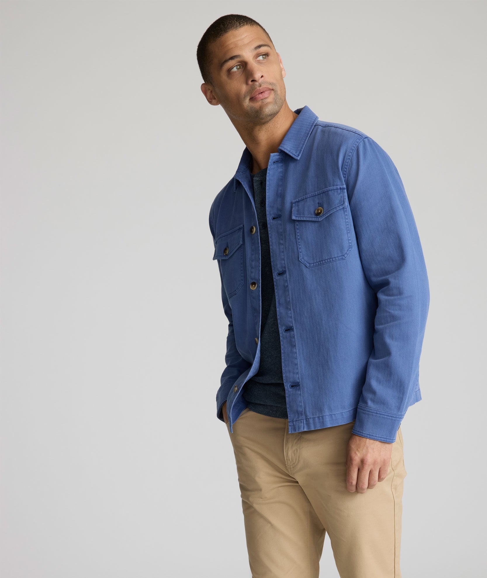 Herringbone Overshirt - FINAL SALE