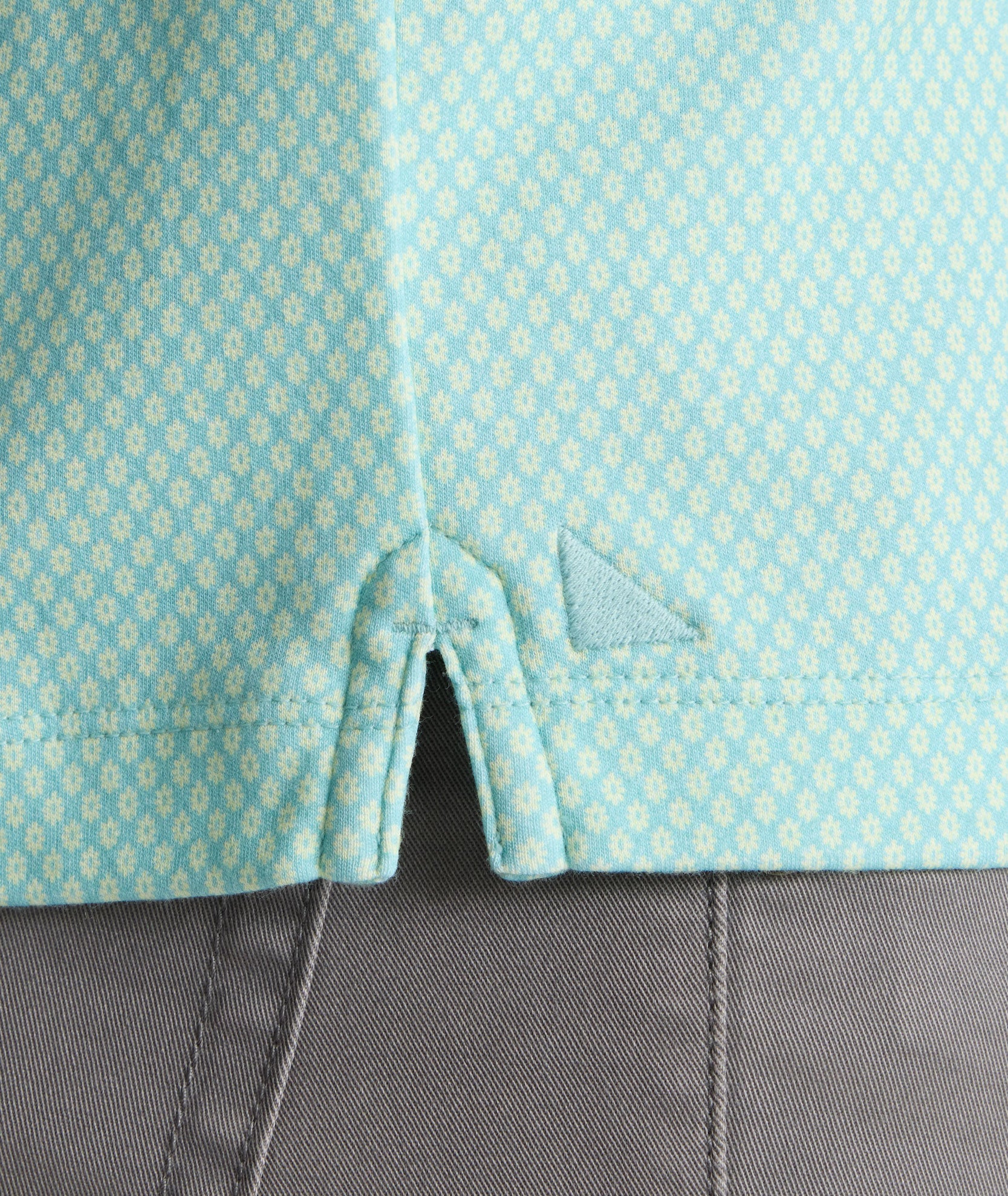 Wrinkle-Free Printed Damaschino Polo - FINAL SALE