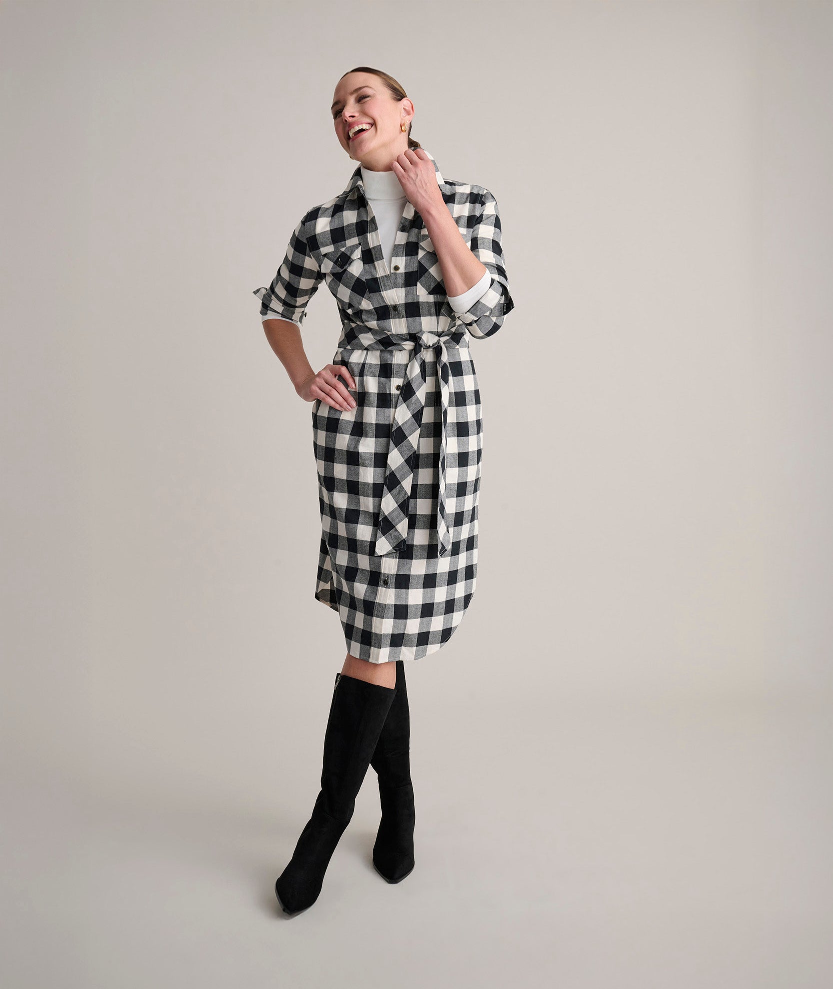 Cotton Midi Colby Shirt Dress