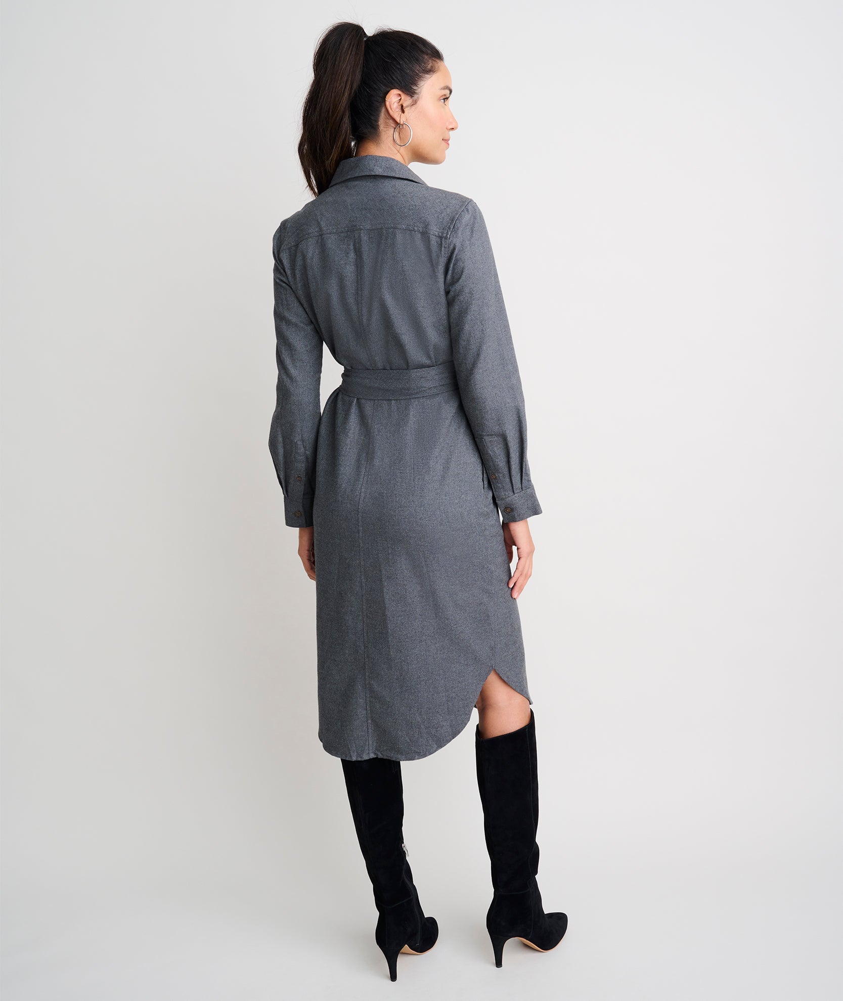 Cotton Midi Colby Shirt Dress