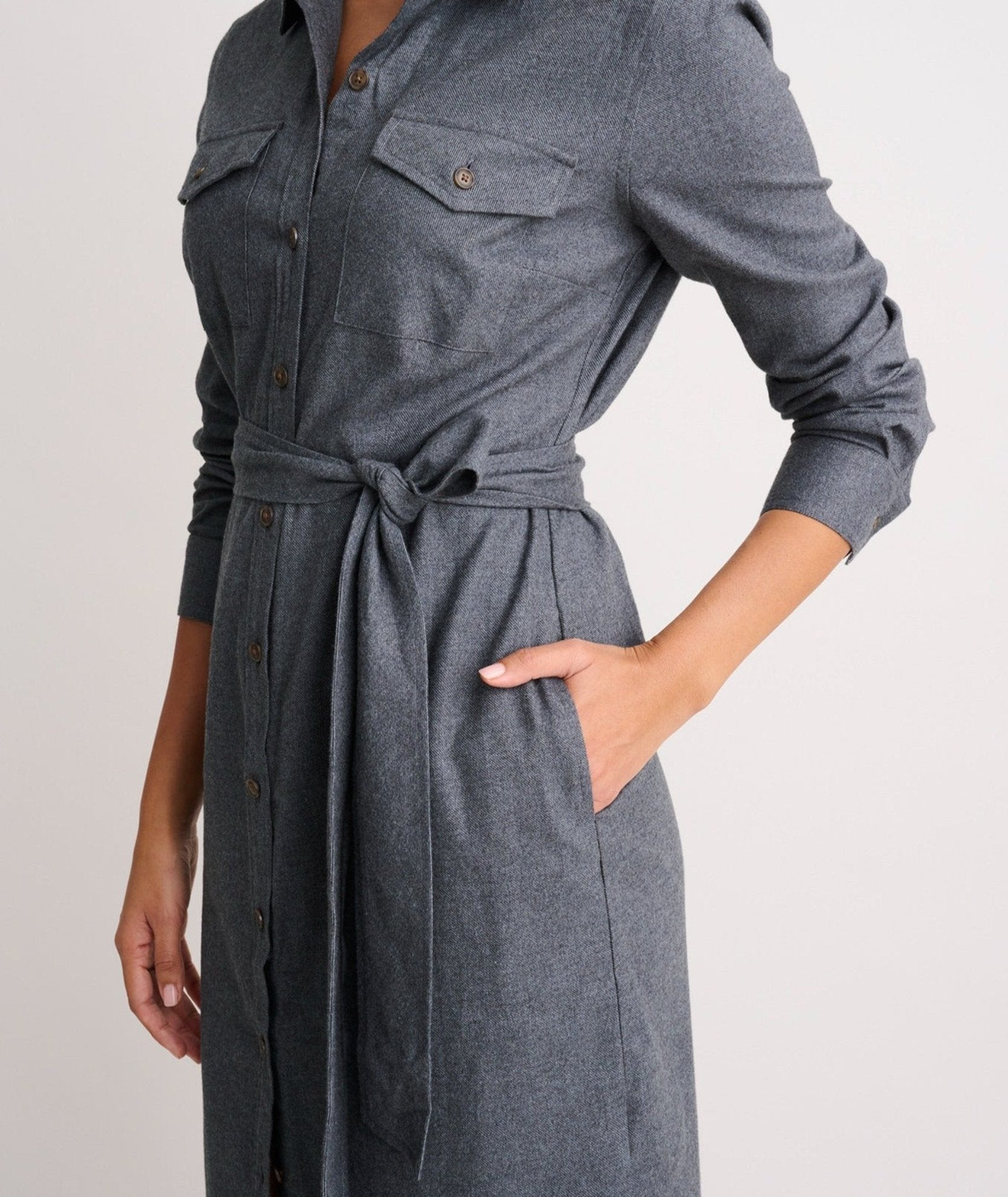 Cotton Midi Colby Shirt Dress