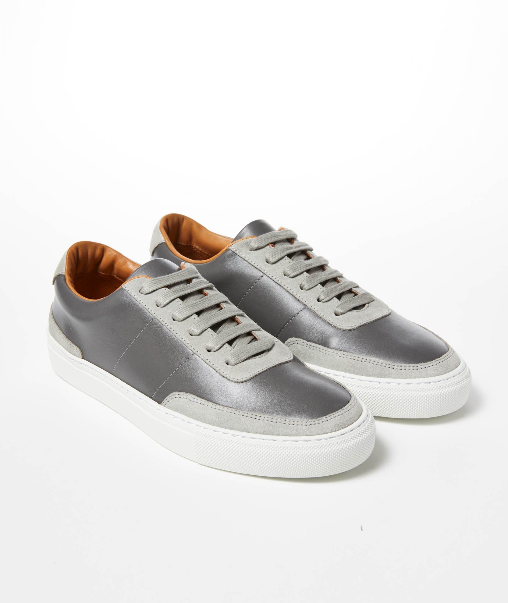 Contrast Lace-Up Sneakers - FINAL SALE
