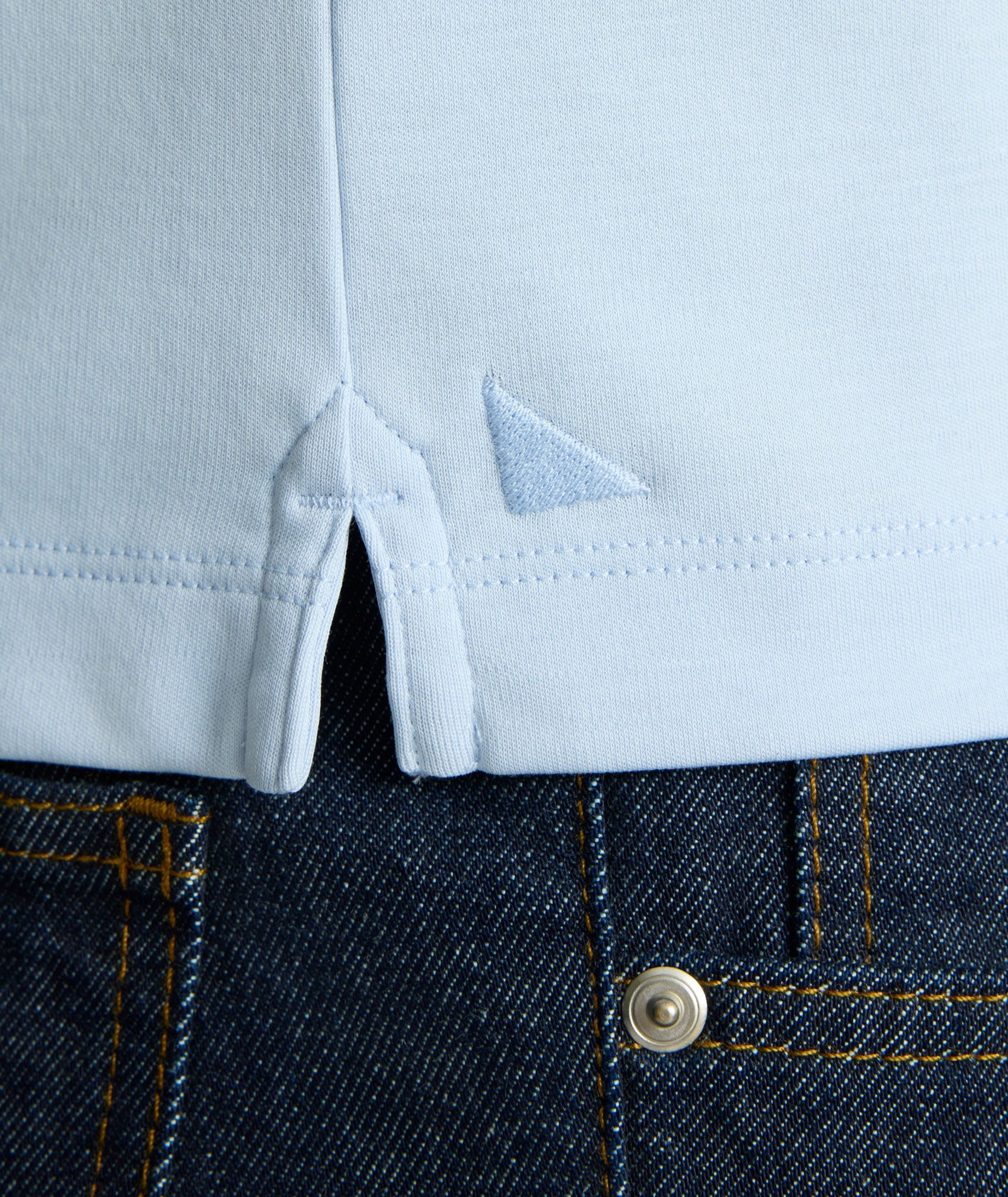 Wrinkle-Free Damaschino Long-Sleeve Polo