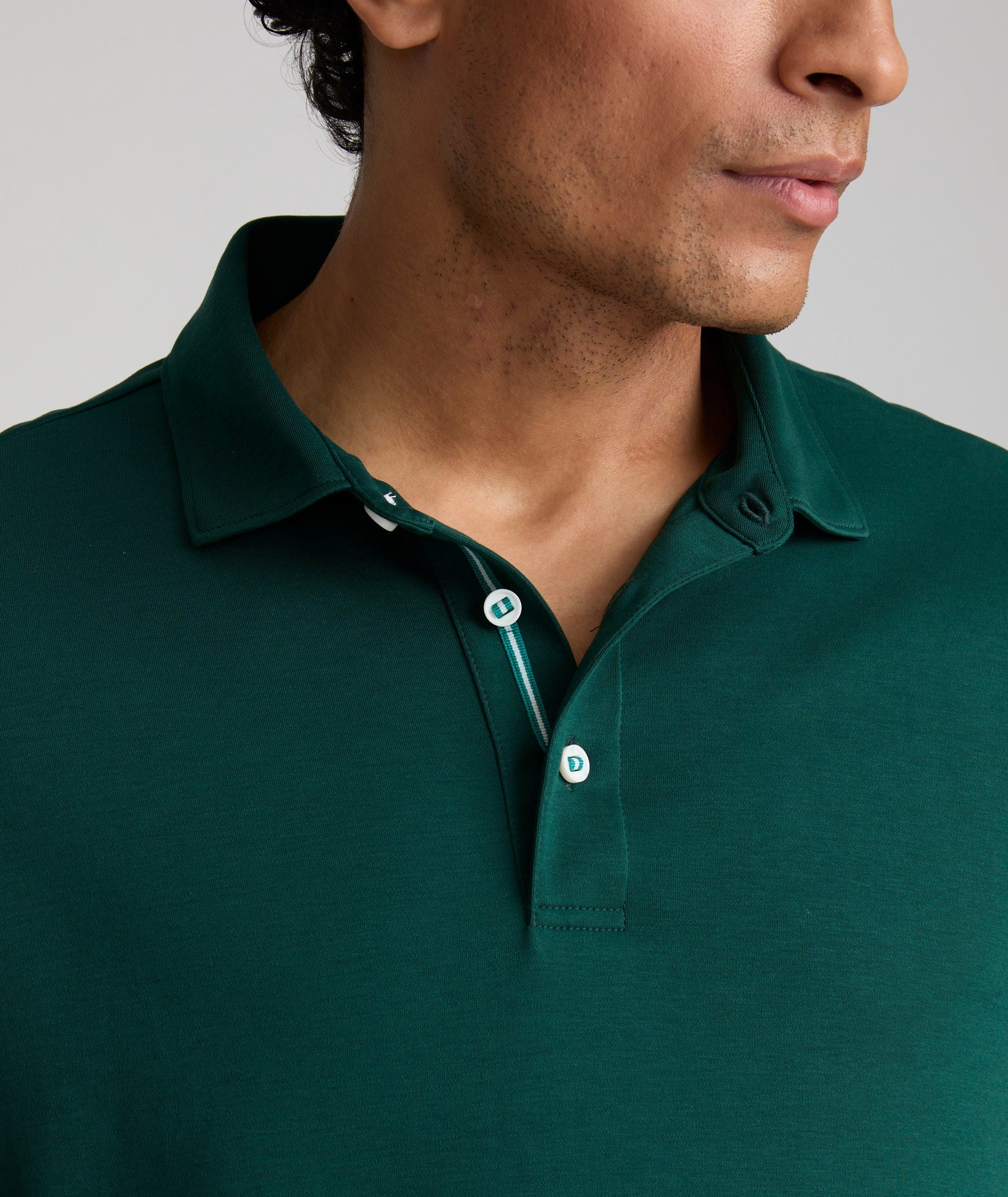 Wrinkle-Free Damaschino Long-Sleeve Polo - FINAL SALE