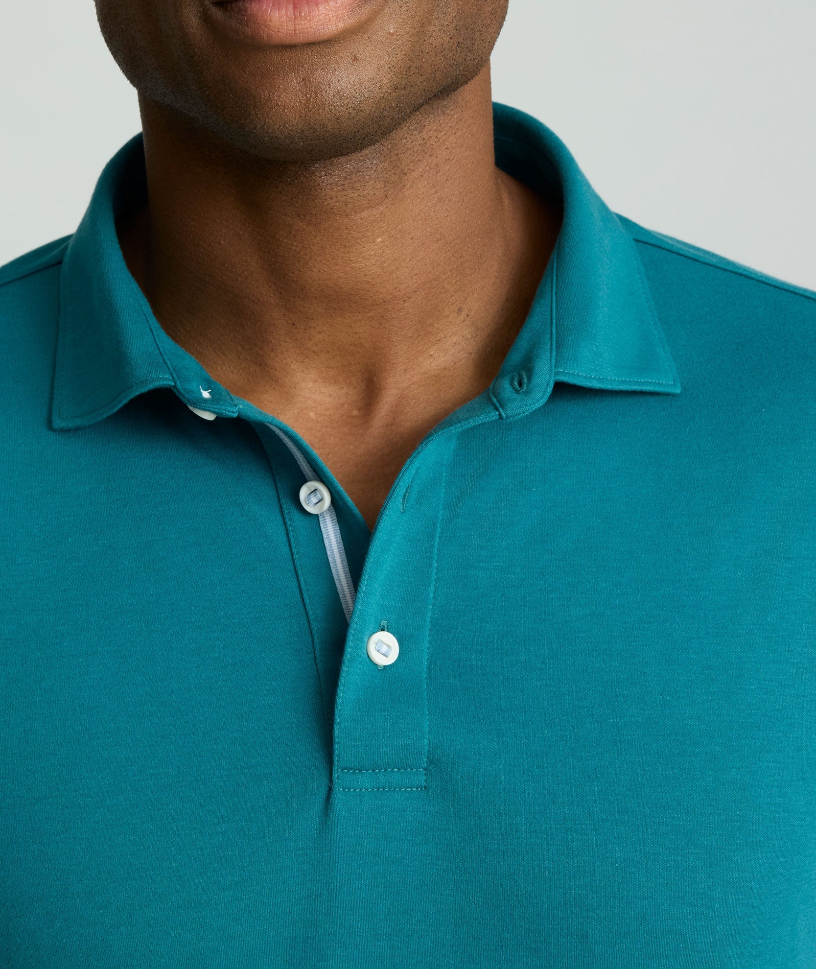 Wrinkle-Free Damaschino Long-Sleeve Polo - FINAL SALE