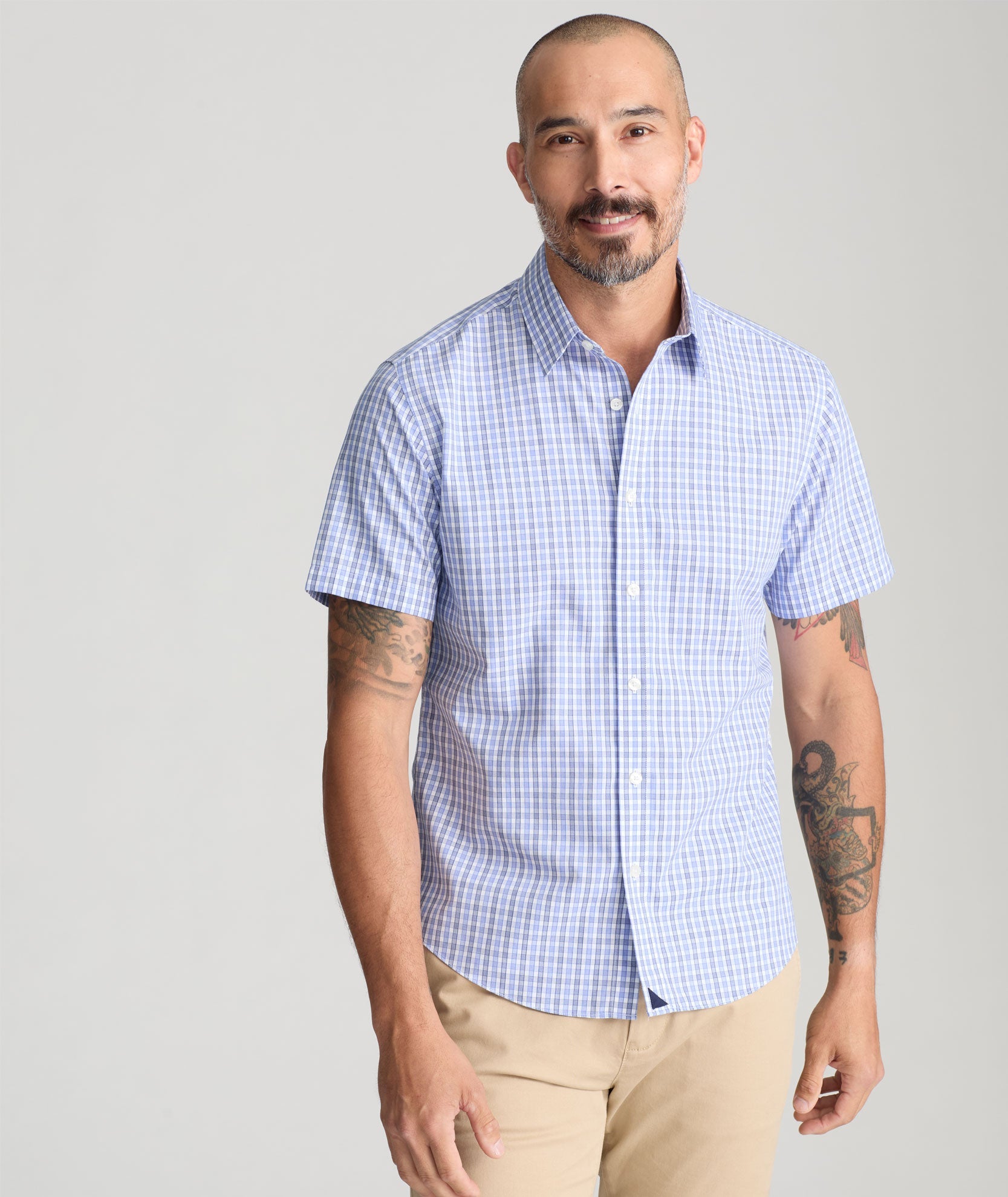Wrinkle-Free Short-Sleeve Dante Shirt