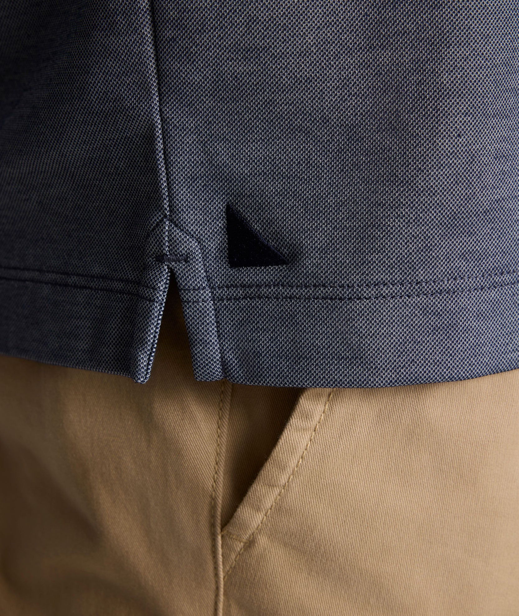 Tipped Performance Long-Sleeve Polo - FINAL SALE