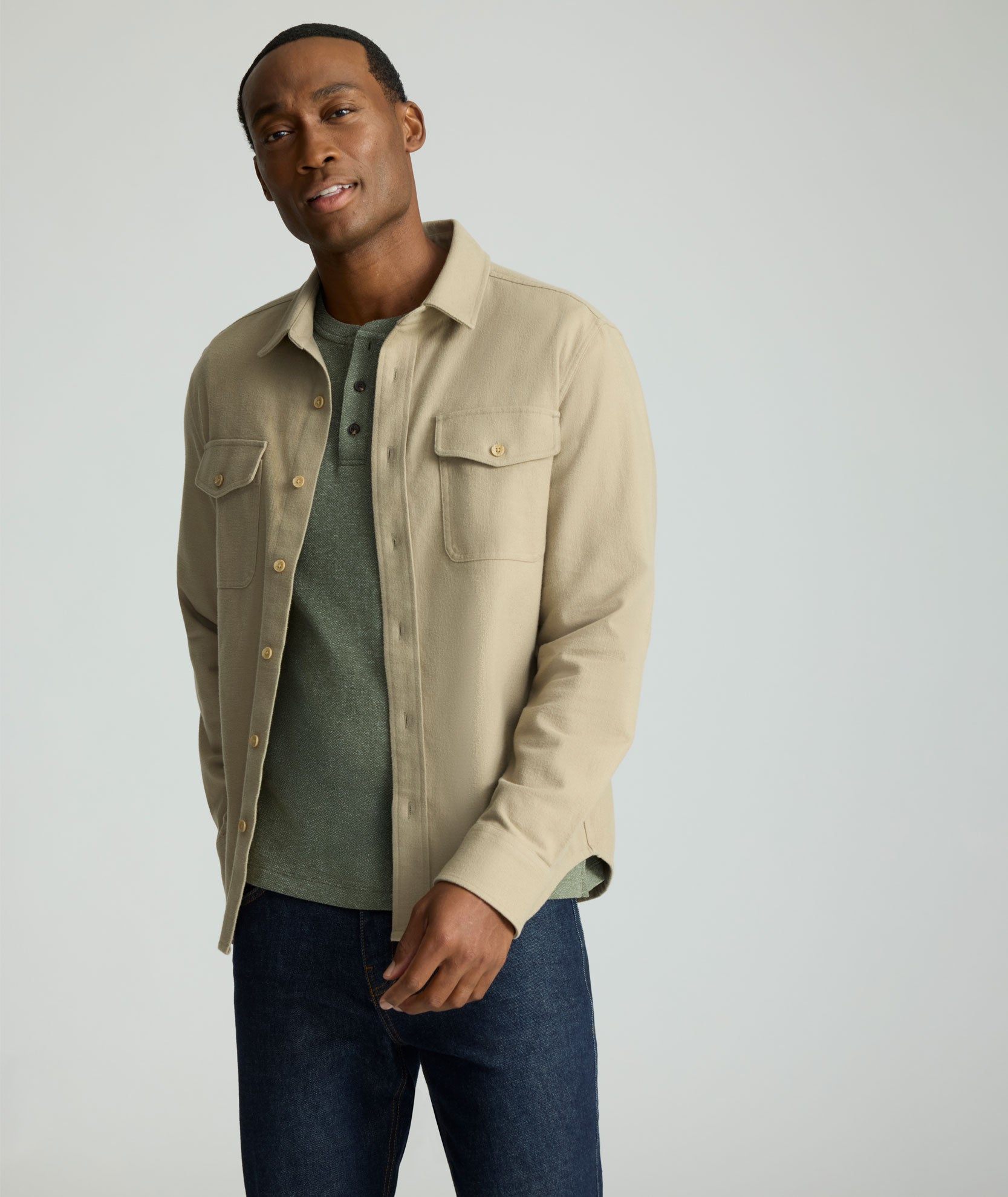 Brushed Overshirt - FINAL SALE