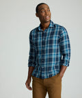 Organic Cotton Plaid Flannel Shirt