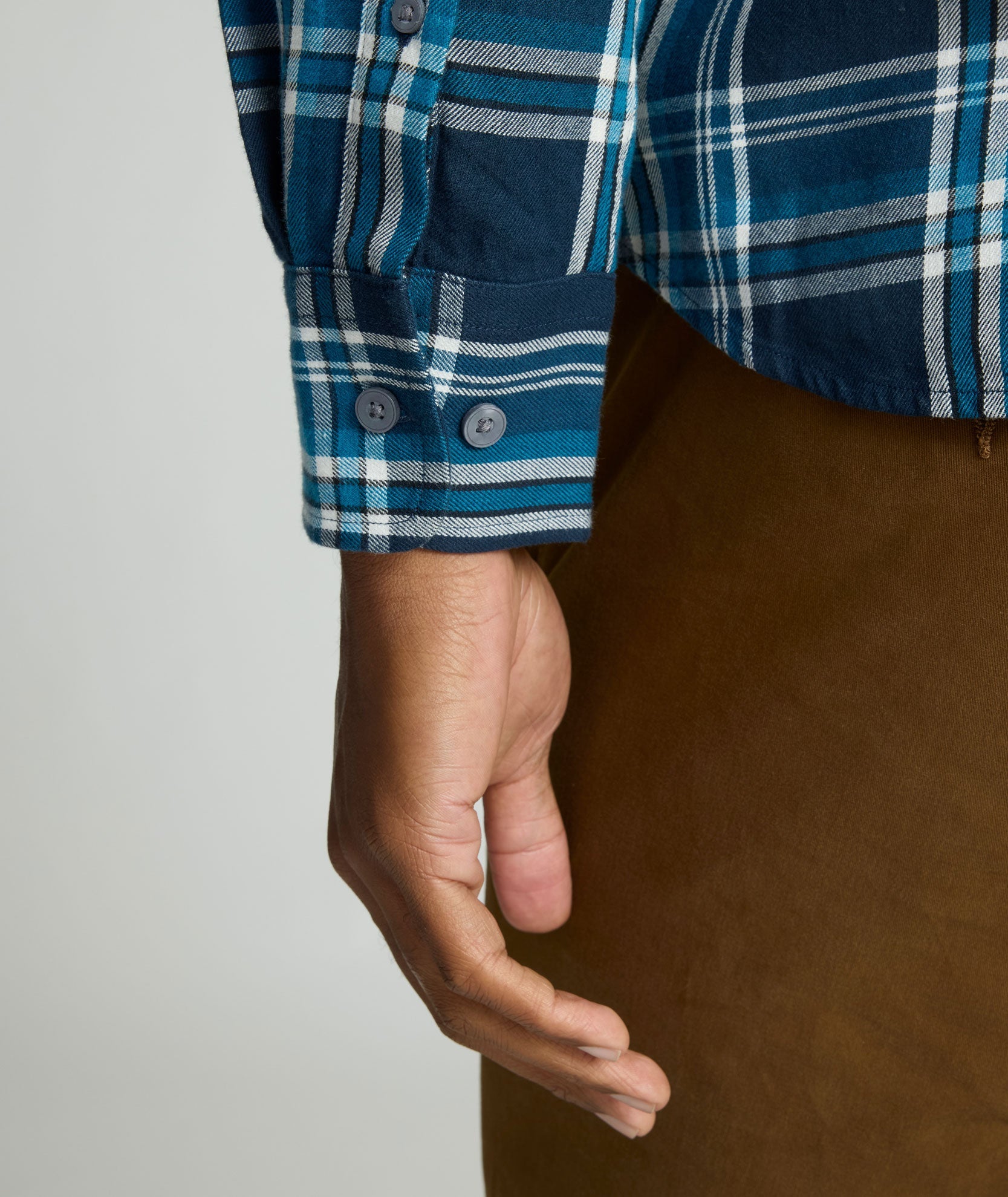 Organic Cotton Plaid Flannel Shirt