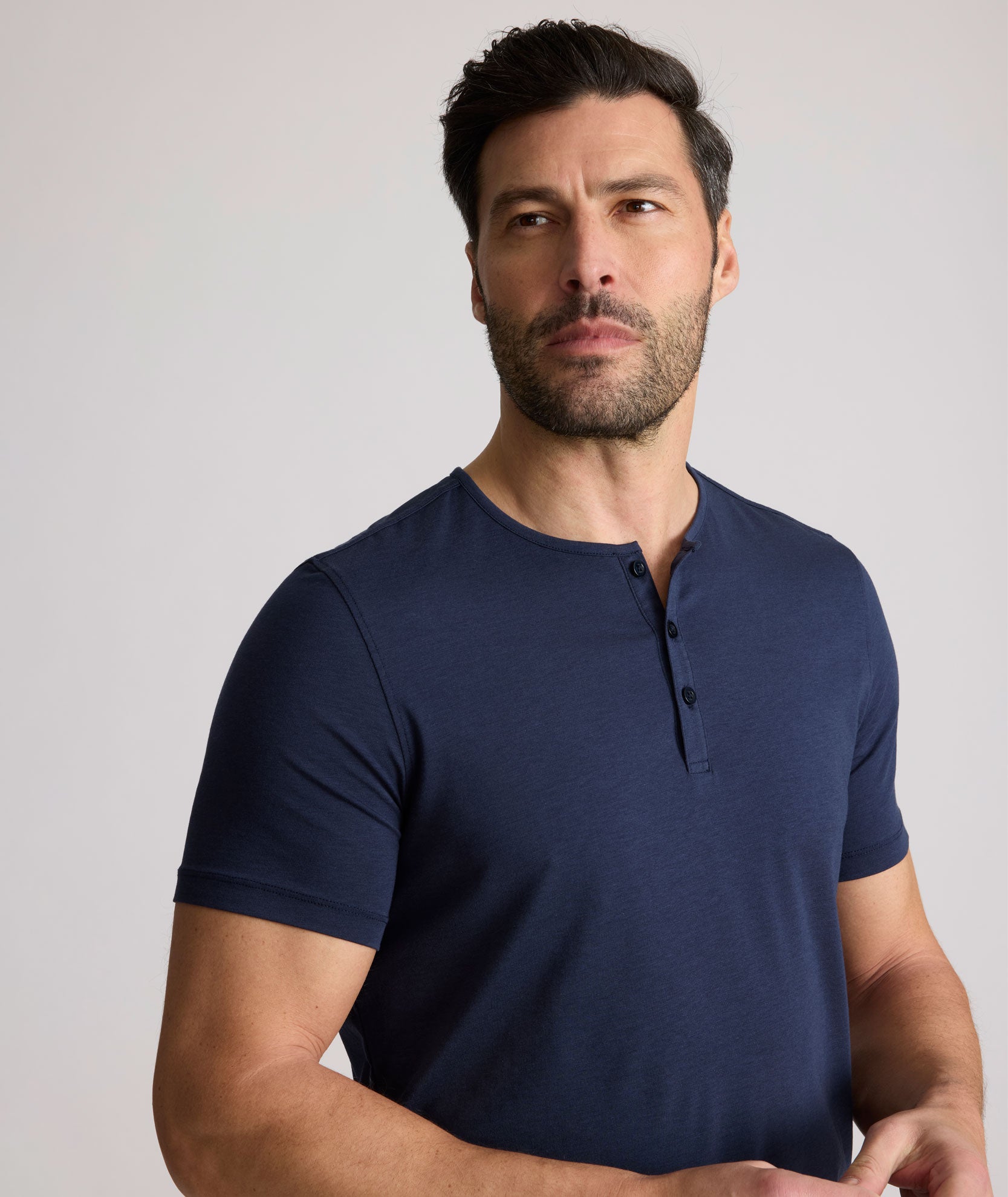EcoSoft™ Short-Sleeve Henley