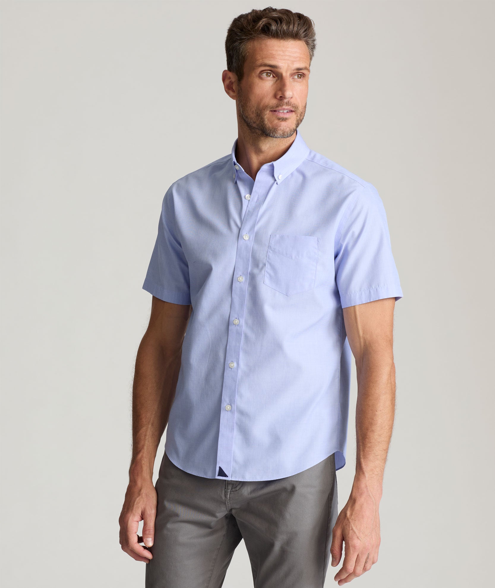 Wrinkle-Free Short-Sleeve Hillstowe Shirt