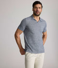 Cotton-Linen Johnny Collar Polo - FINAL SALE