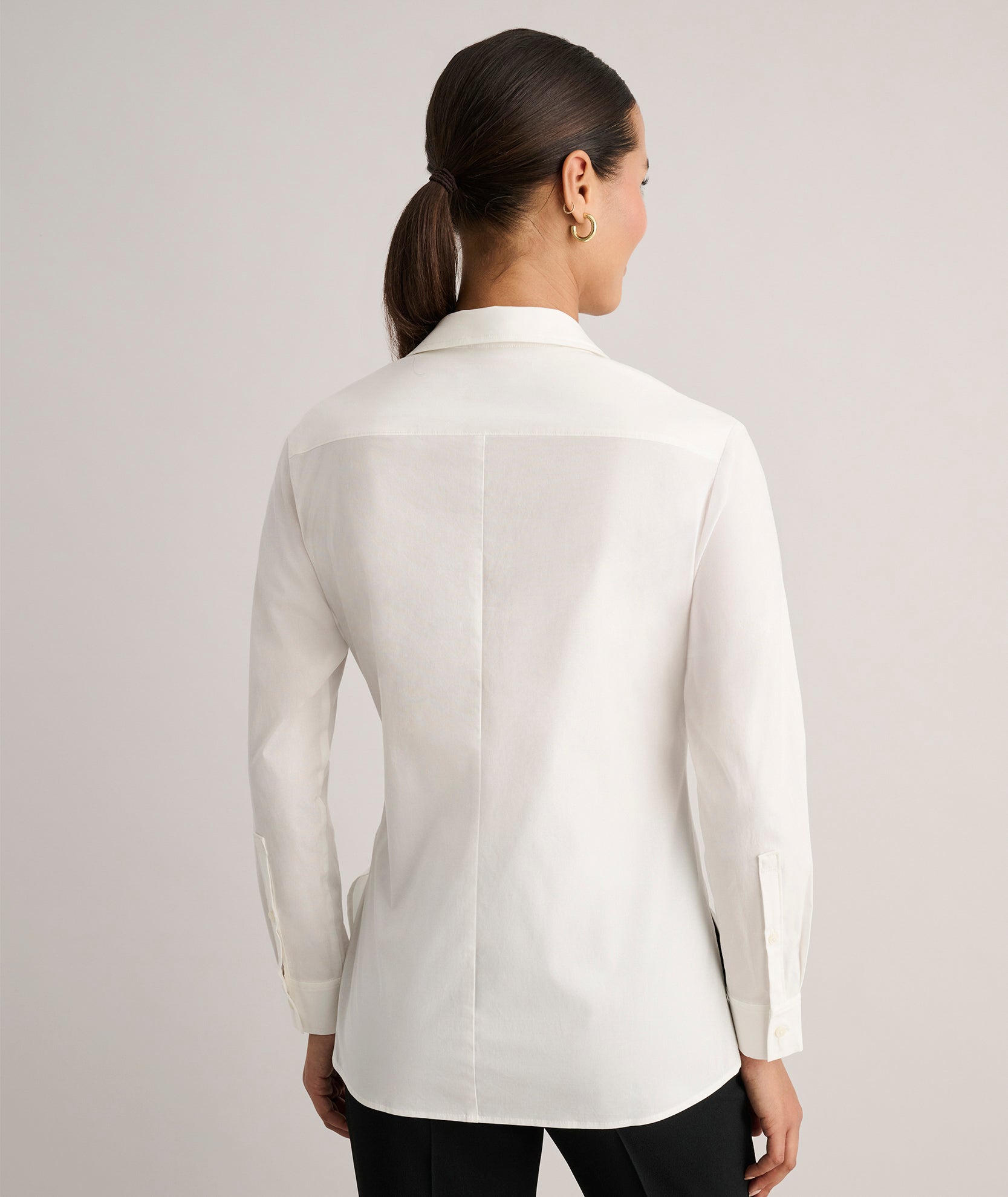Stretch Cotton Wrap Jolie Shirt