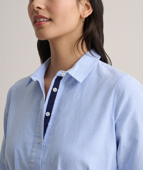 Cotton Oxford Jules Shirt Dress - FINAL SALE