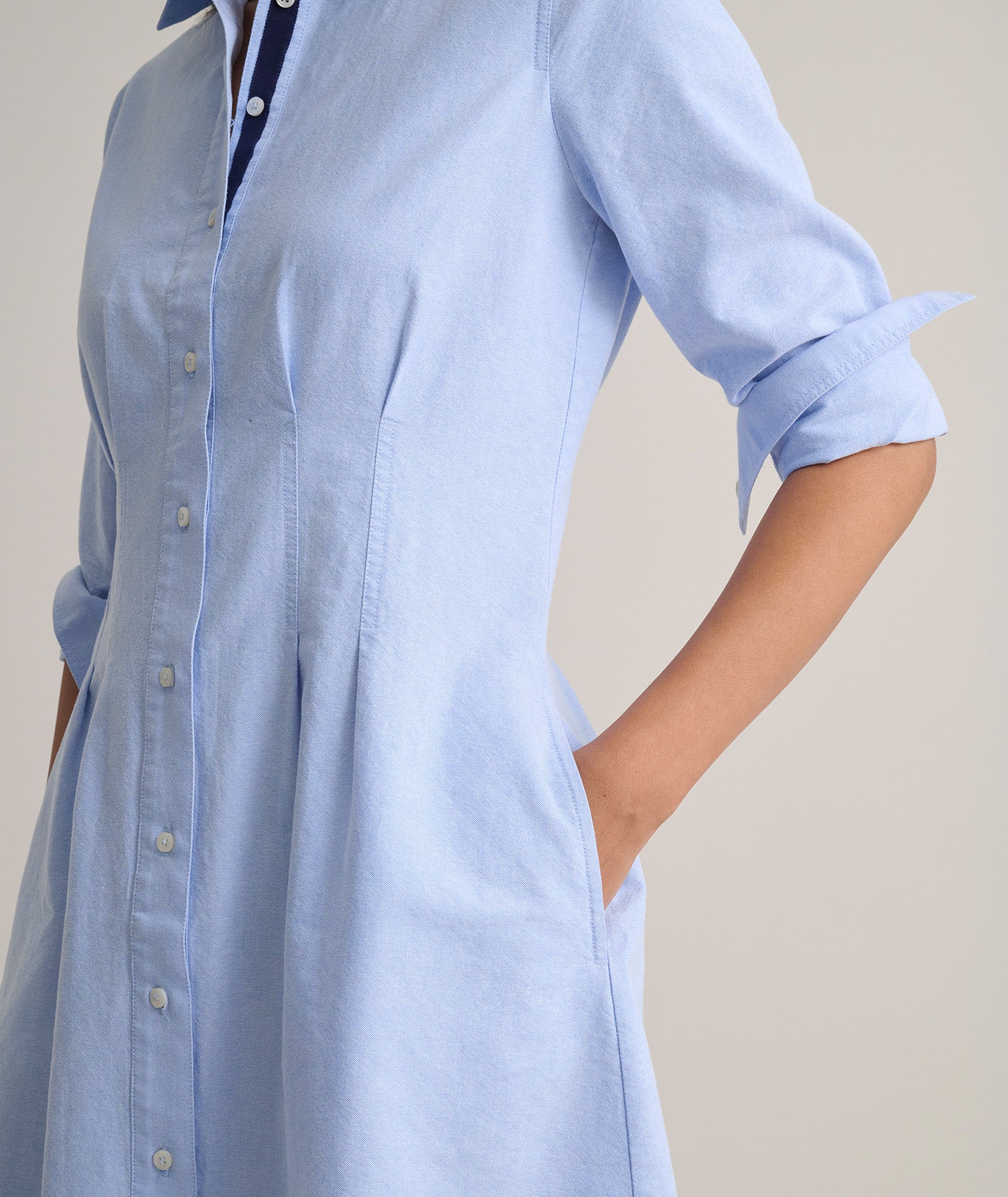 Cotton Oxford Jules Shirt Dress - FINAL SALE