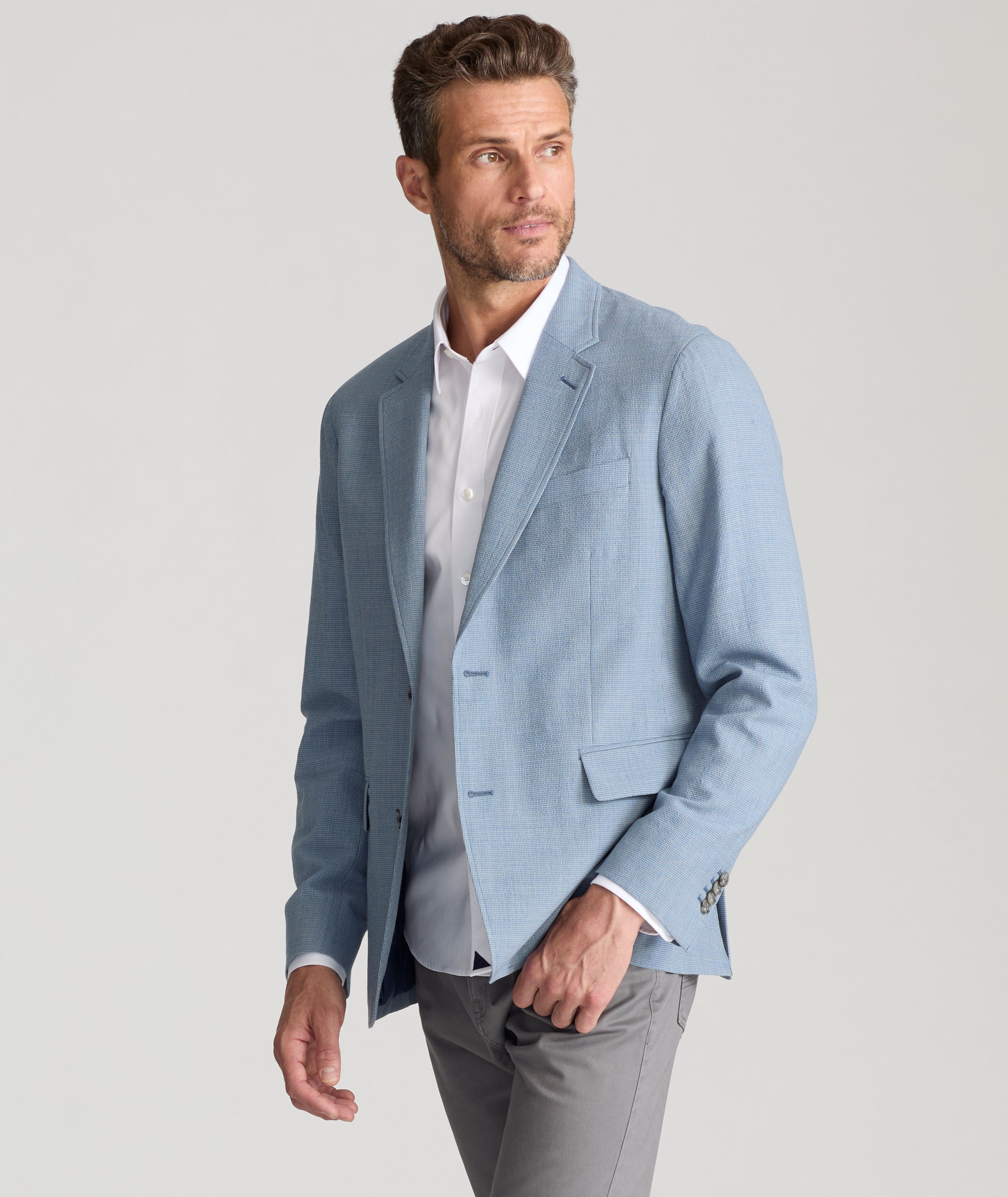 Italian Wool Seersucker Lane Sport Coat - FINAL SALE
