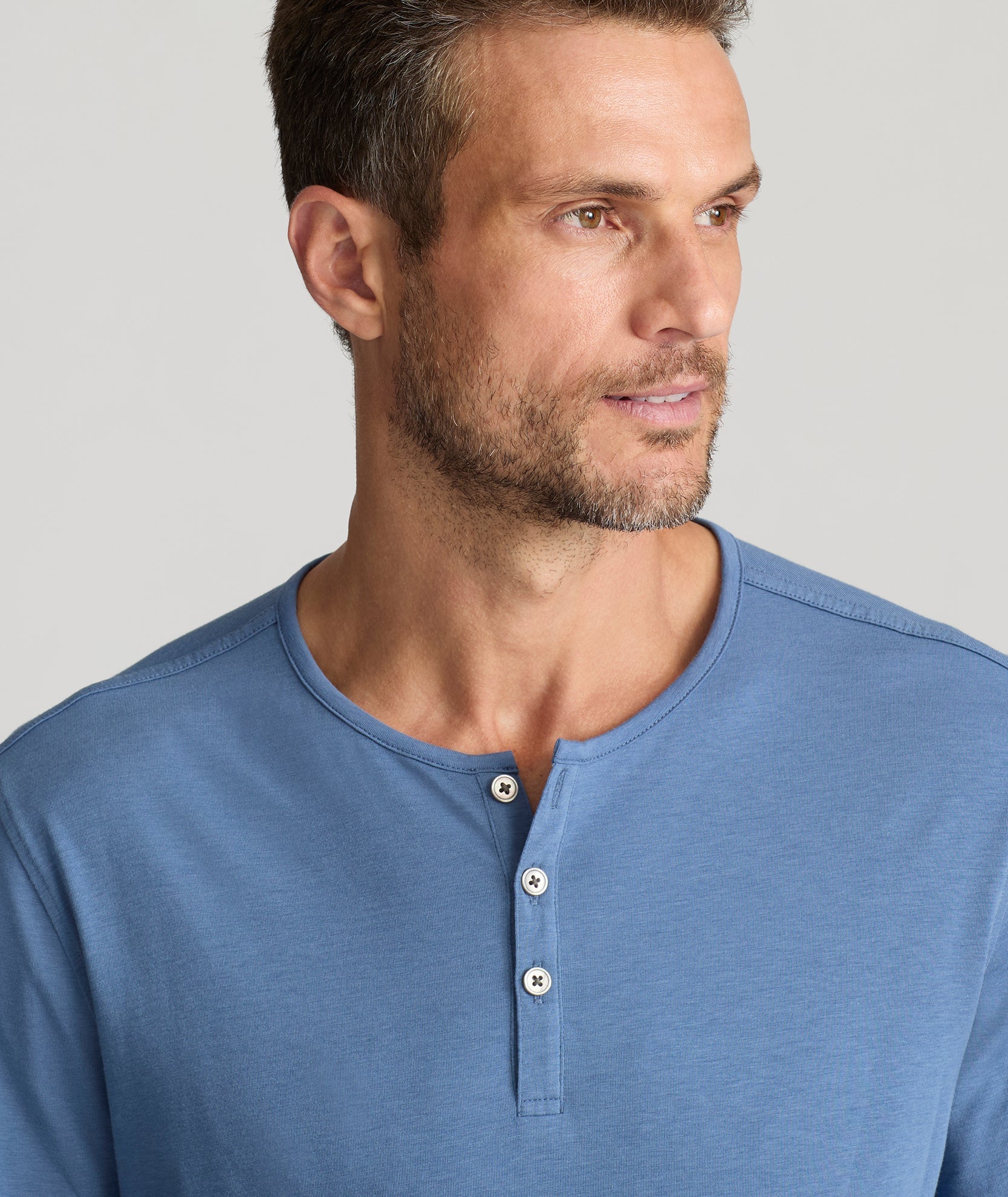 EcoSoft™ Henley - FINAL SALE