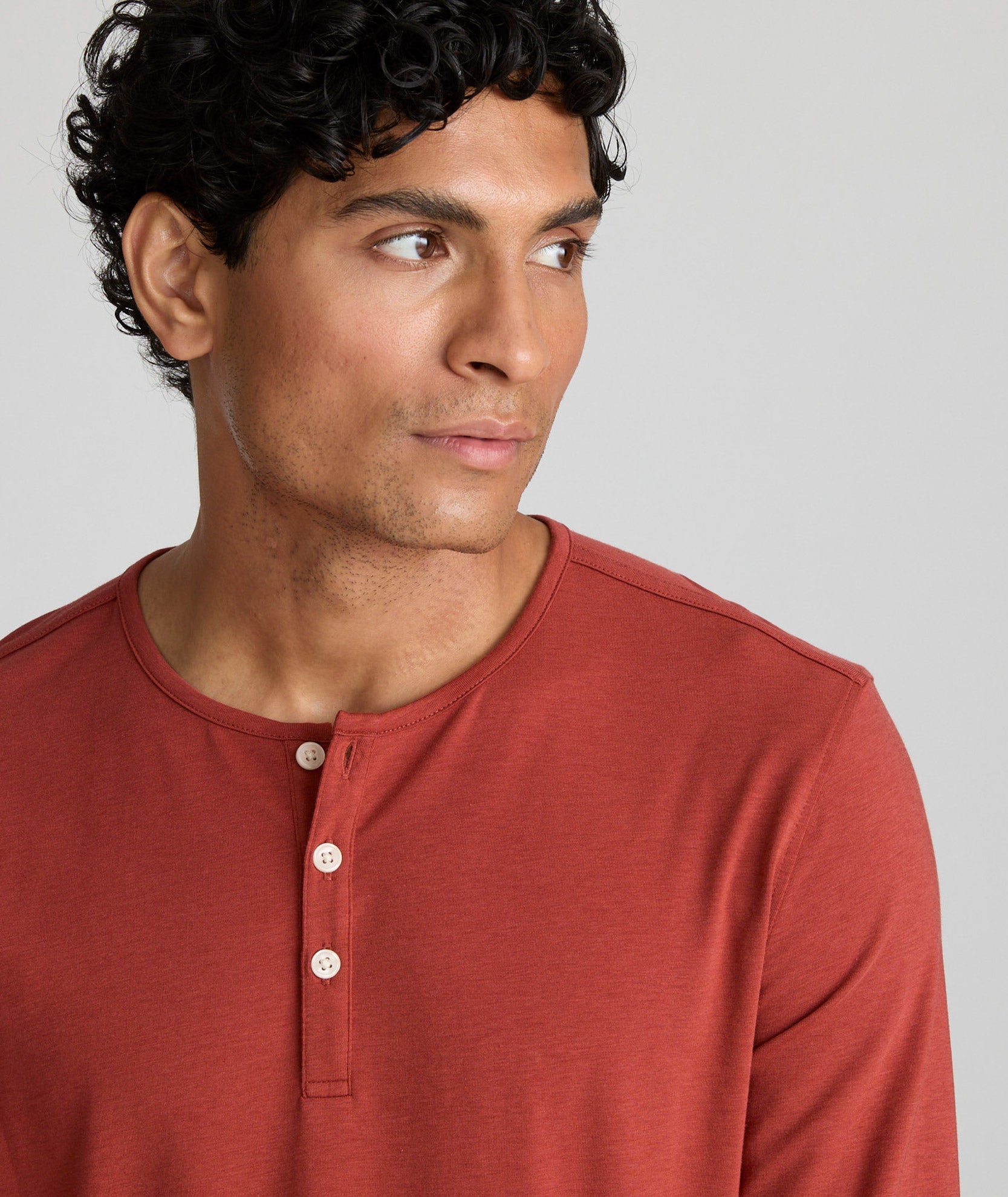 EcoSoft™ Henley - FINAL SALE