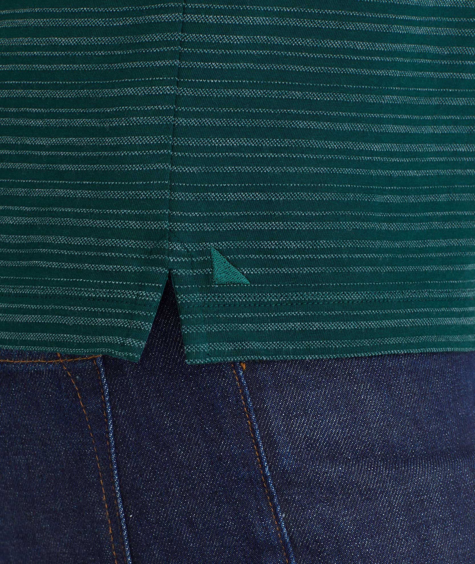 Striped Long-Sleeve Polo - FINAL SALE