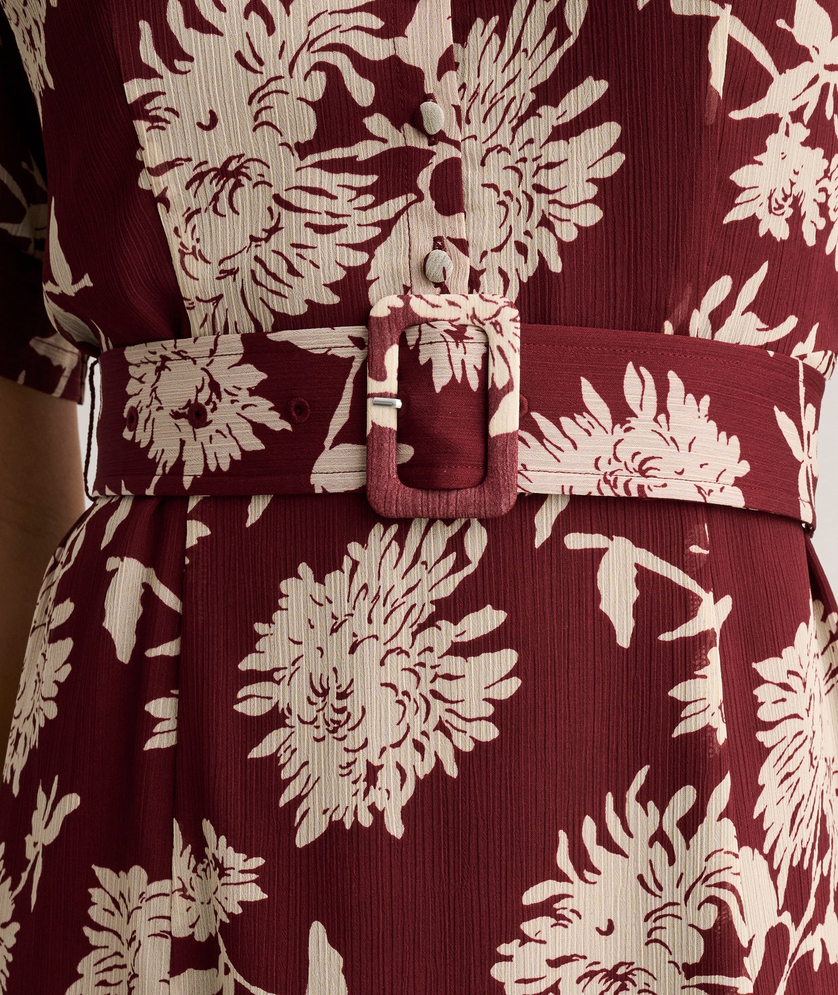 Floral Necktie Nadine Dress