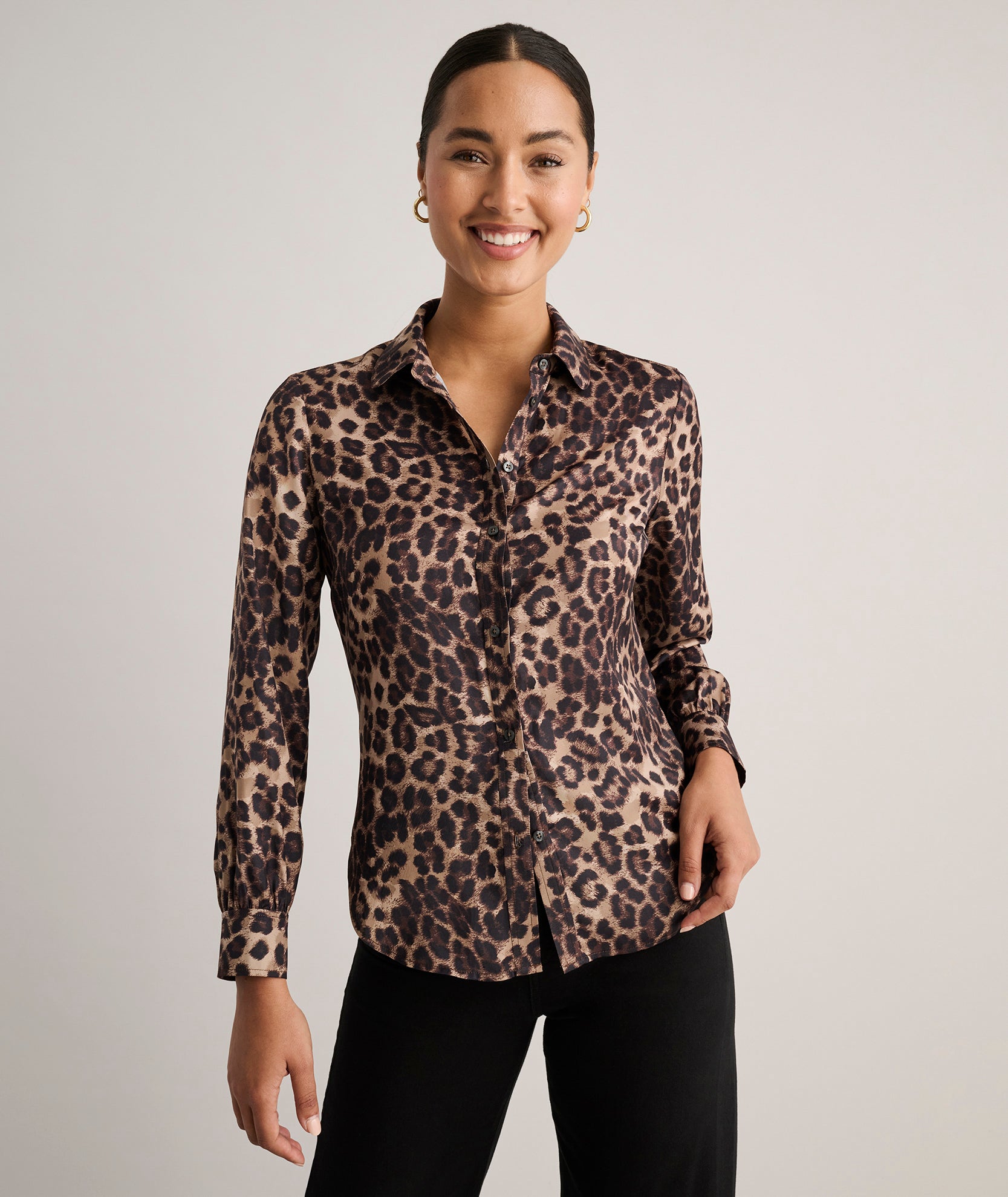Leopard Print Odette Shirt